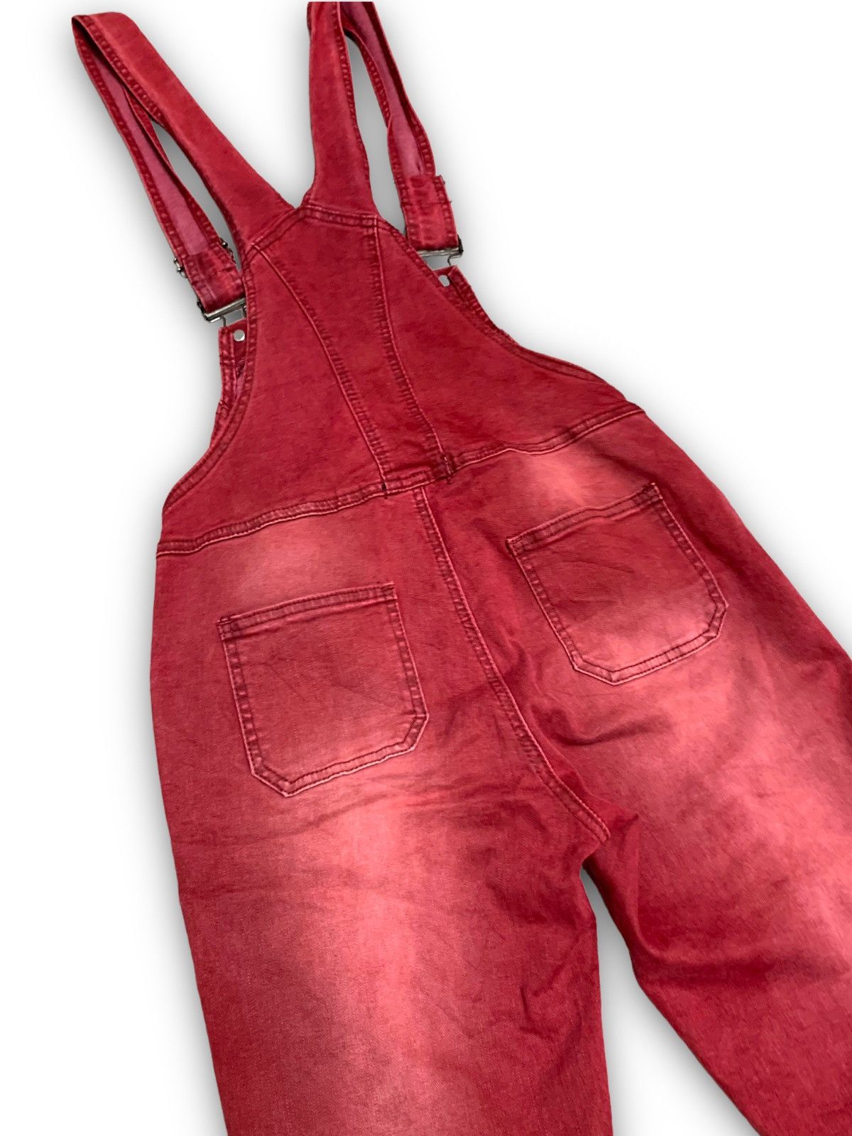 Designer × Japanese Brand AMERICAN BAZI OVERALL DISTRESSED JEANS DENIM Size US 29 - 14 Thumbnail