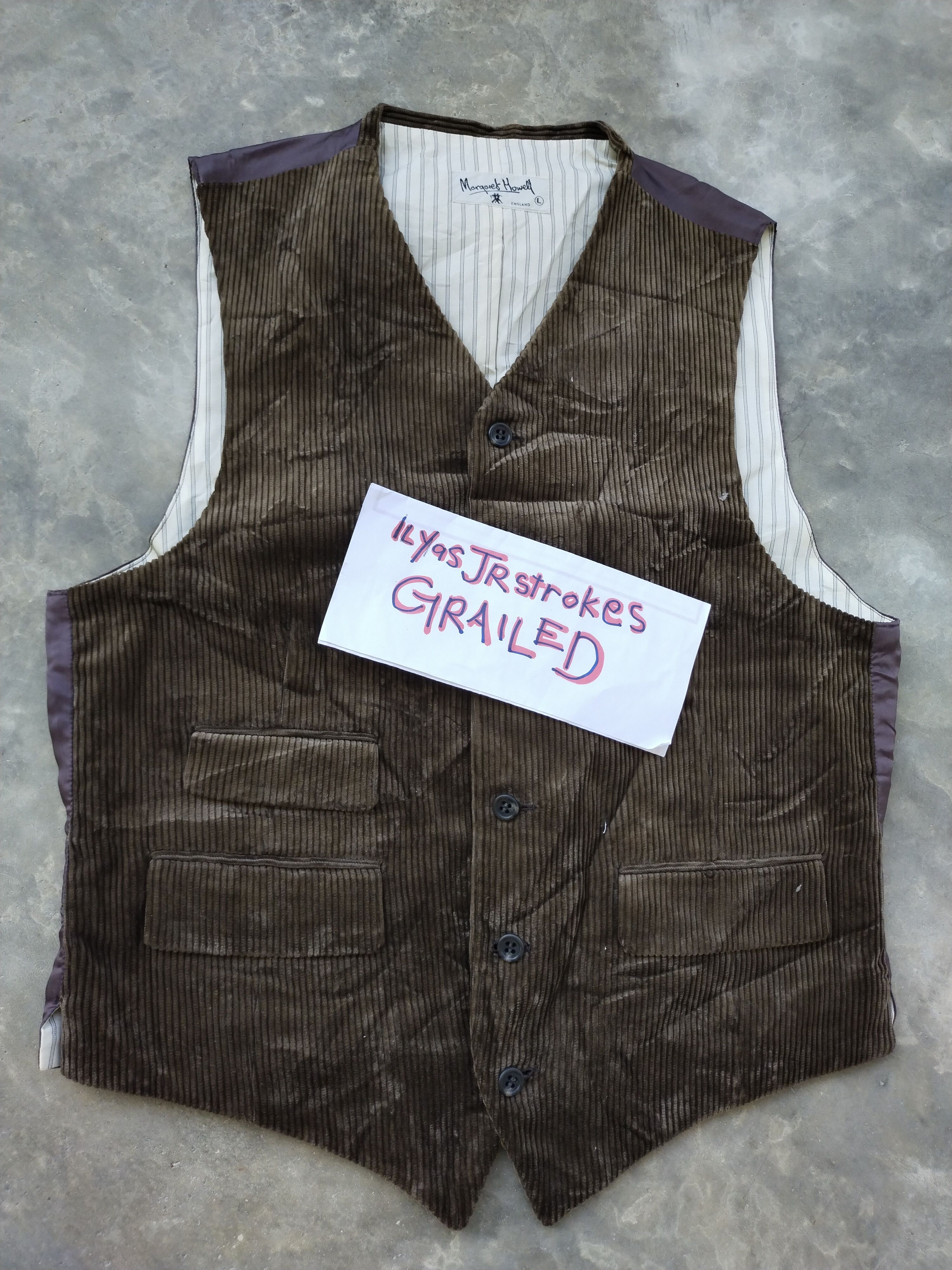 Margaret Howell × Vintage Vintage MHL Vest Size L / US 10 / IT 46 - 9 Thumbnail