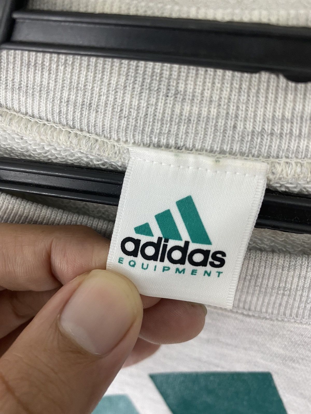 Adidas × Vintage Vintage rare design Adidas Equipment big logo Size US L / EU 52-54 / 3 - 5 Thumbnail