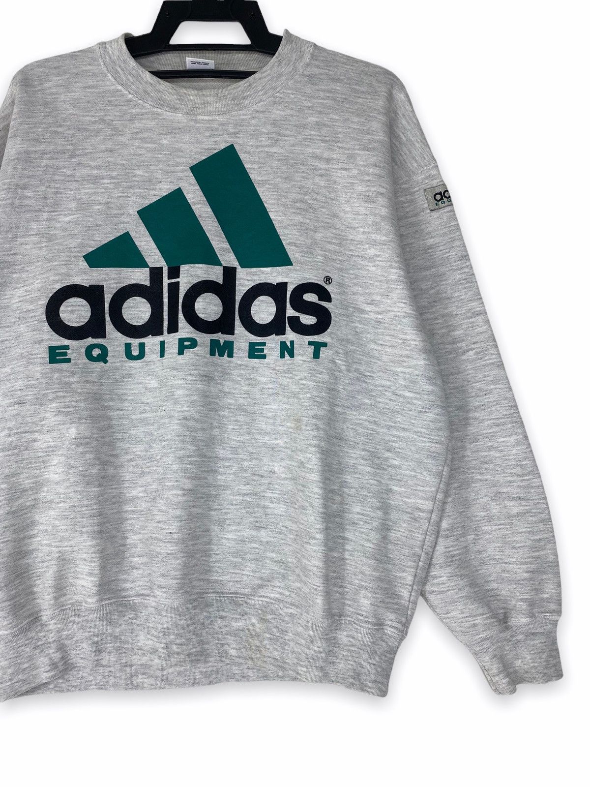 Adidas × Vintage Vintage rare design Adidas Equipment big logo Size US L / EU 52-54 / 3 - 2 Thumbnail
