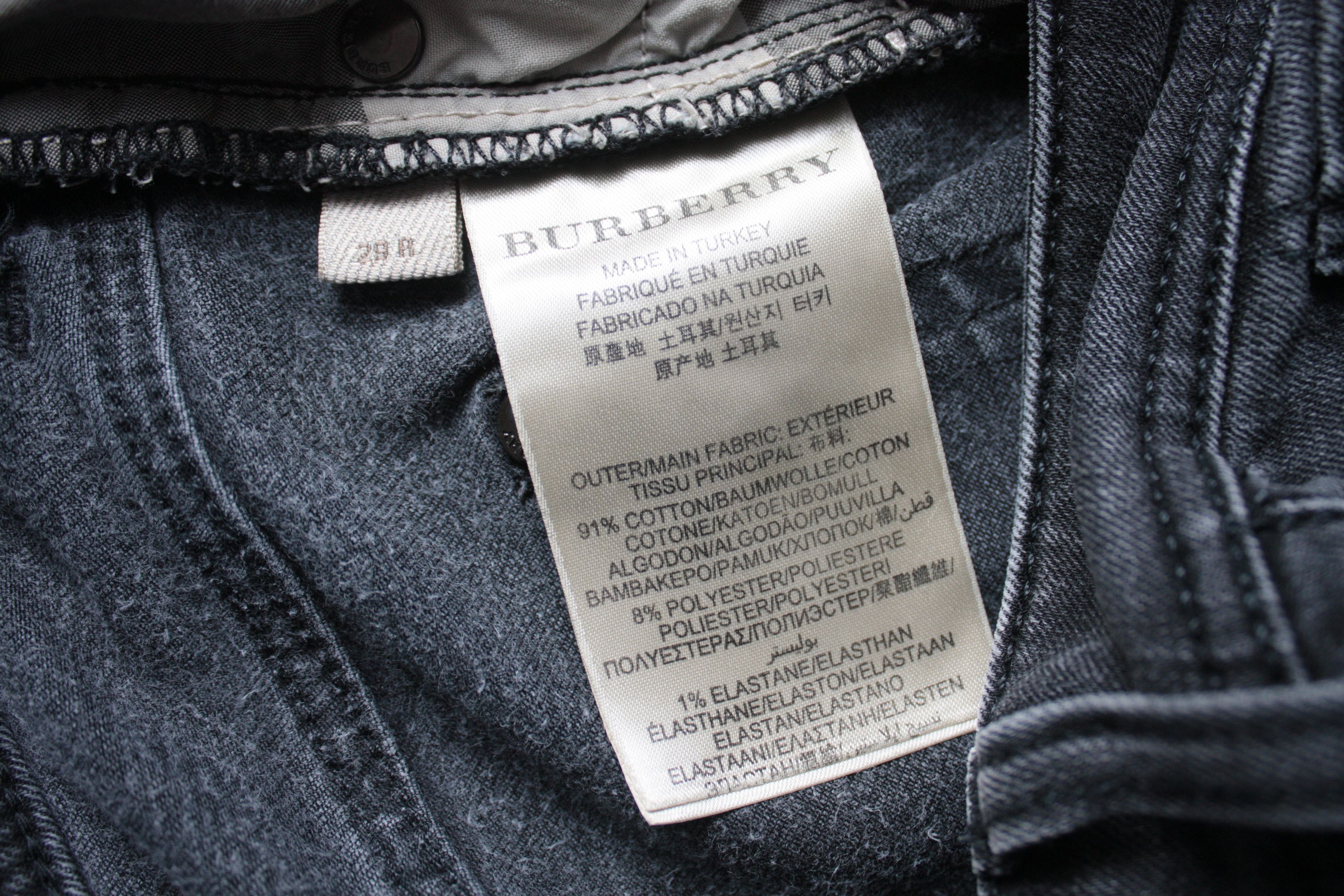 Burberry Burberry Brit Stonewashed Grey Denim Jeans Pants Women's 29R Size 29" - 5 Thumbnail