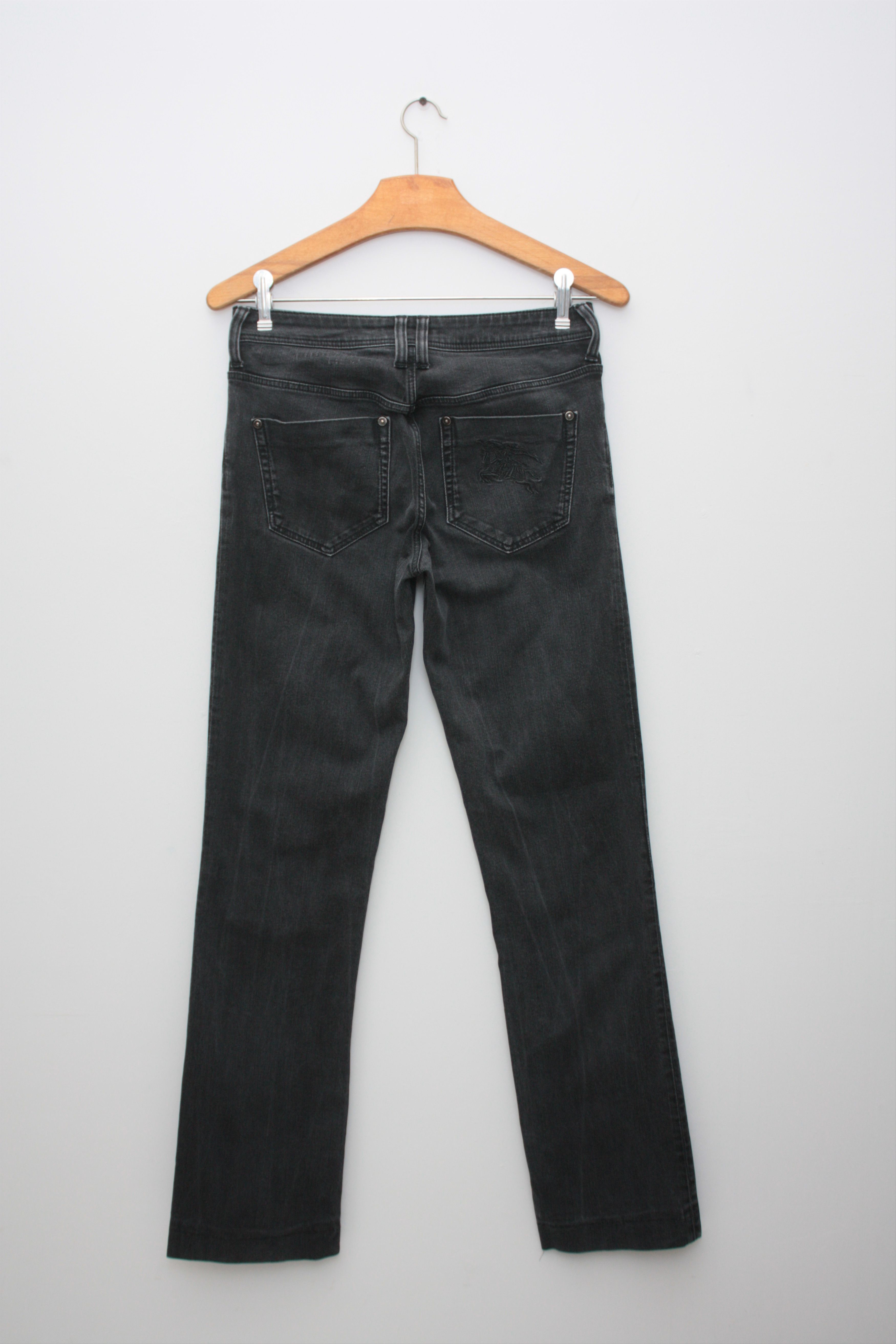 Burberry Burberry Brit Stonewashed Grey Denim Jeans Pants Women's 29R Size 29" - 2 Thumbnail