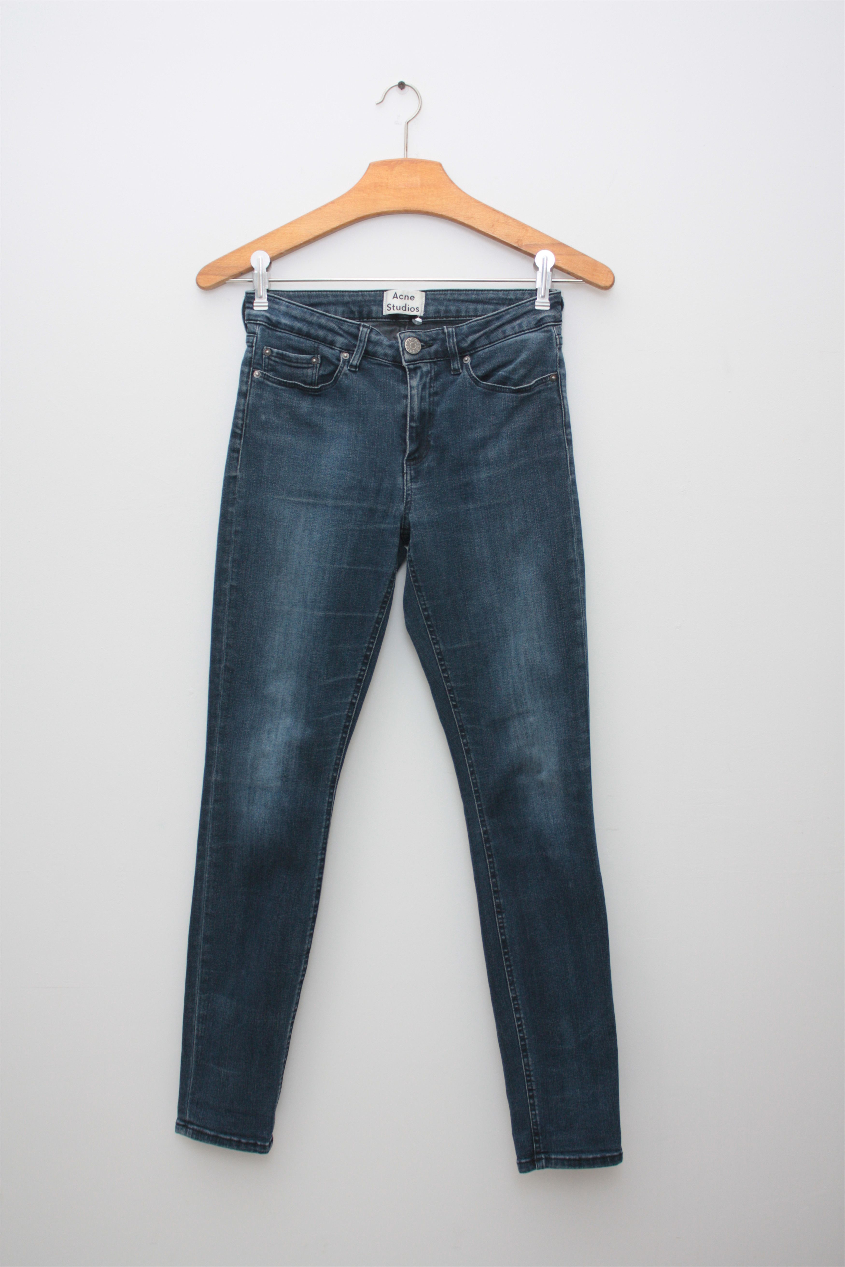 Acne Studios Acne Studios Skin 5 Deep Denim Jeans Women's 25/32 Size 25" / US 0 / IT 36 - 1 Thumbnail