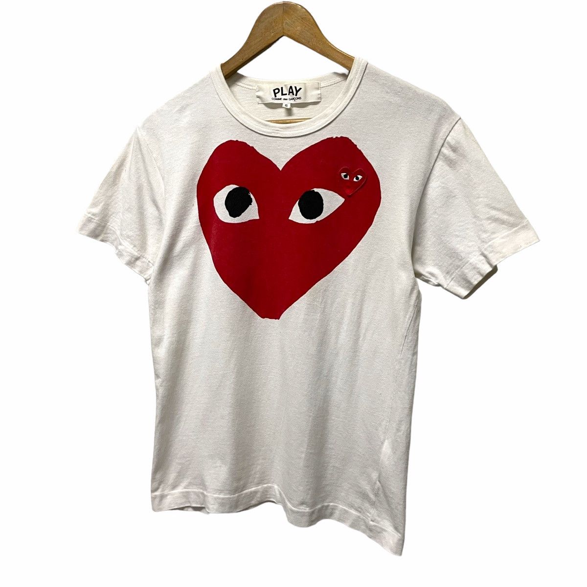 Comme des Garcons × Comme des Garcons PLAY × Vintage 💥Vintage Comme Des Garçons Play Heart Logo T-shirt Size US S / EU 44-46 / 1 - 2 Thumbnail