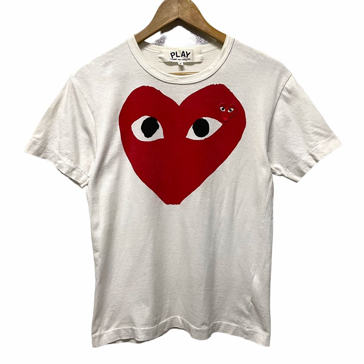 Comme des Garcons × Comme des Garcons PLAY × Vintage 💥Vintage Comme Des Garçons Play Heart Logo T-shirt Size US S / EU 44-46 / 1 - 1 Thumbnail