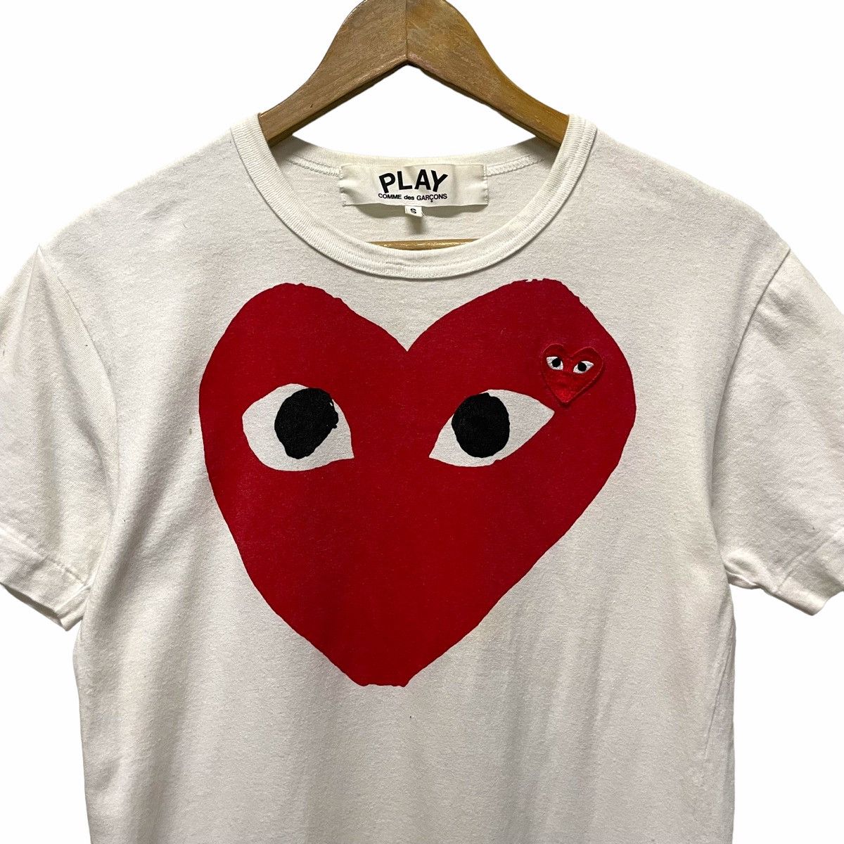 Comme des Garcons × Comme des Garcons PLAY × Vintage 💥Vintage Comme Des Garçons Play Heart Logo T-shirt Size US S / EU 44-46 / 1 - 4 Thumbnail