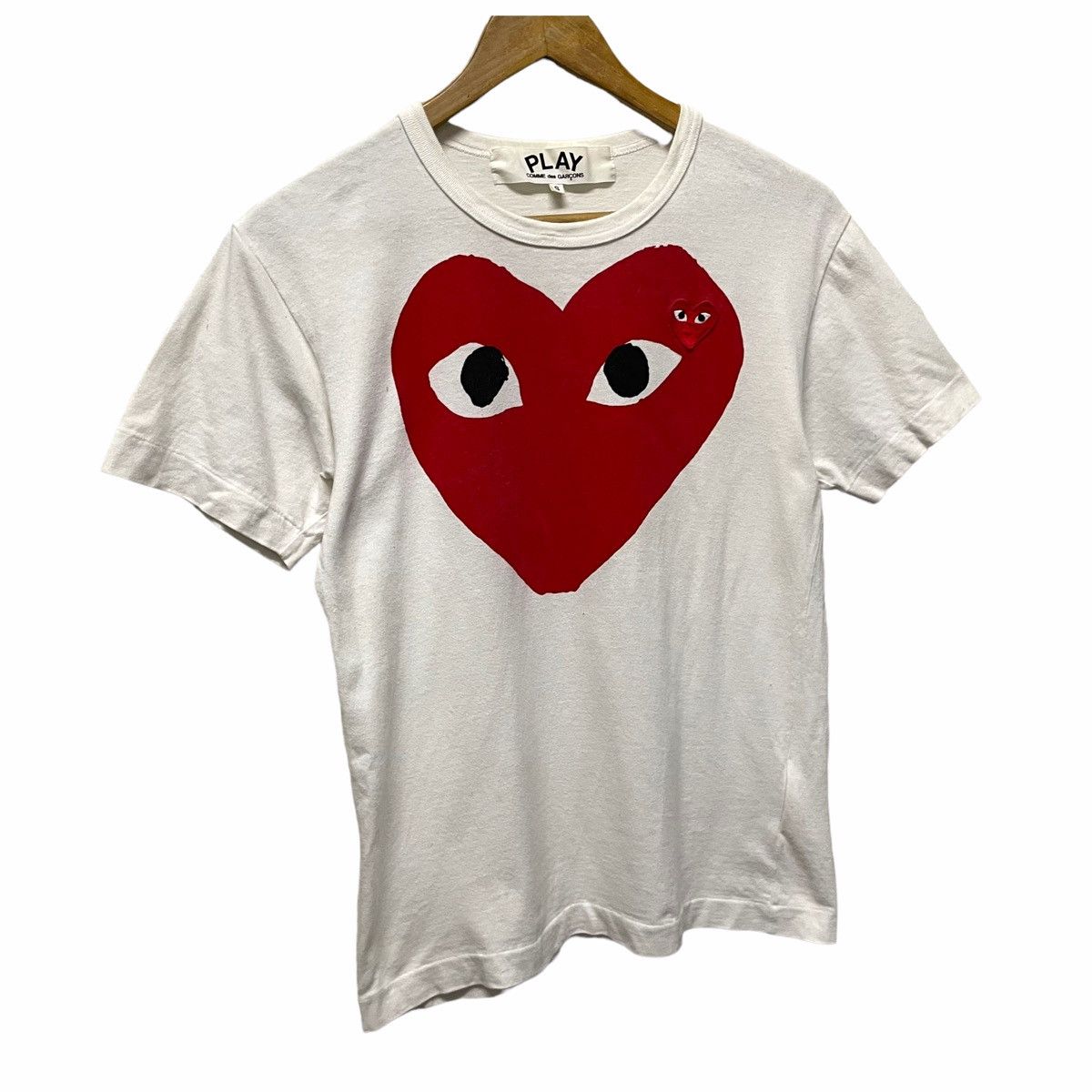 Comme des Garcons × Comme des Garcons PLAY × Vintage 💥Vintage Comme Des Garçons Play Heart Logo T-shirt Size US S / EU 44-46 / 1 - 3 Thumbnail