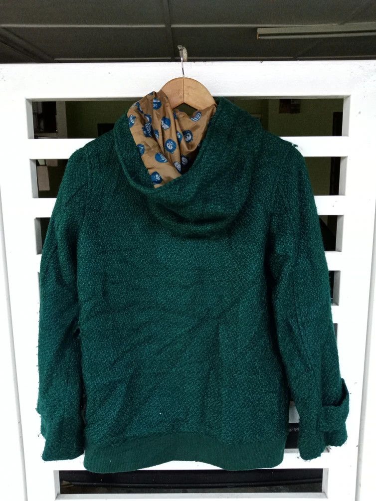 Issey Miyake × Japanese Brand Issey Miyake Green Wool Duffle Size US M / EU 48-50 / 2 - 3 Thumbnail