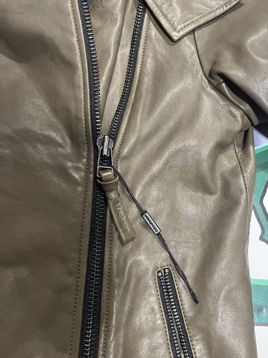 Mackage Mackage olive green leather jacket | Grailed