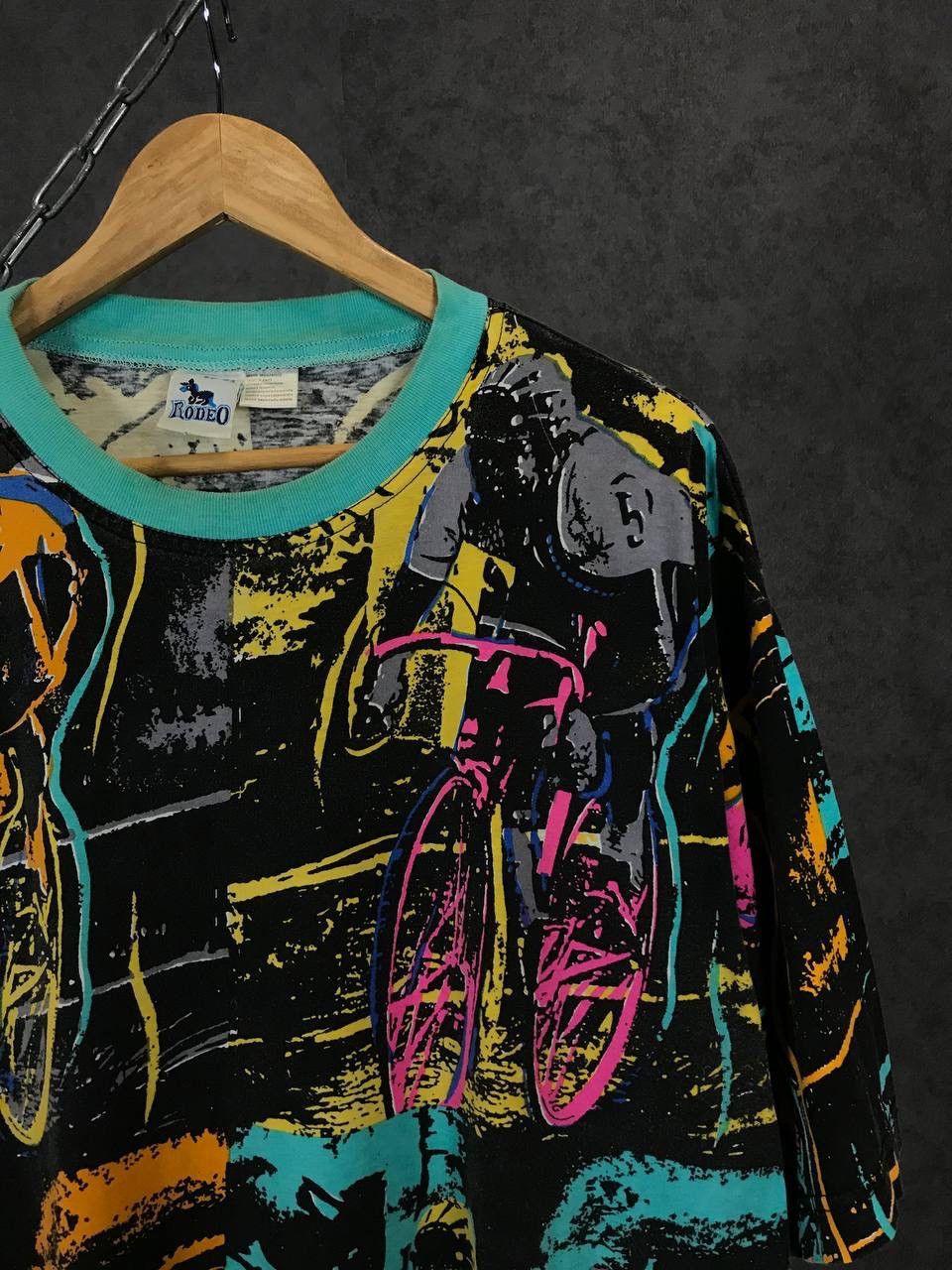 Other Rodeo Bike crazy vintage overprinted tee Size US L / EU 52-54 / 3 - 2 Thumbnail