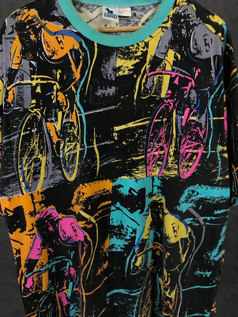 Other Rodeo Bike crazy vintage overprinted tee Size US L / EU 52-54 / 3 - 3 Thumbnail
