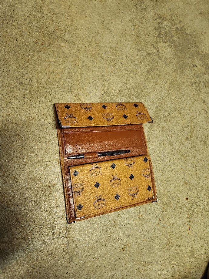 Archival Vintage MCM 70's 3 Fold Wallet set - View 3