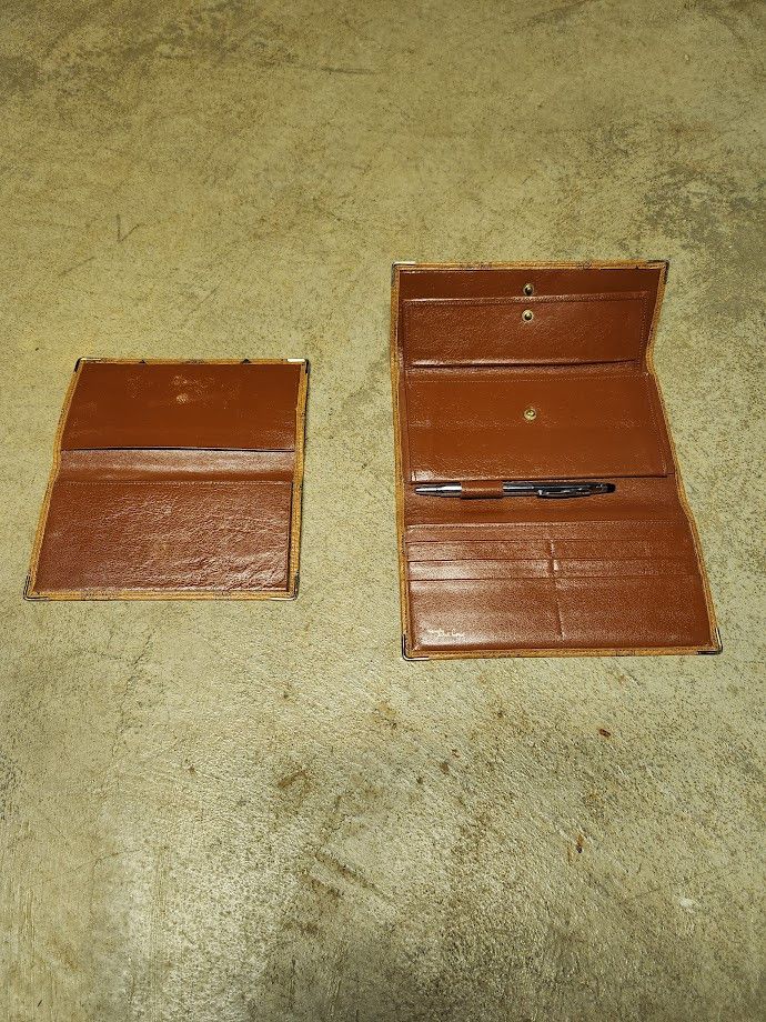 Archival Vintage MCM 70's 3 Fold Wallet set - View 6