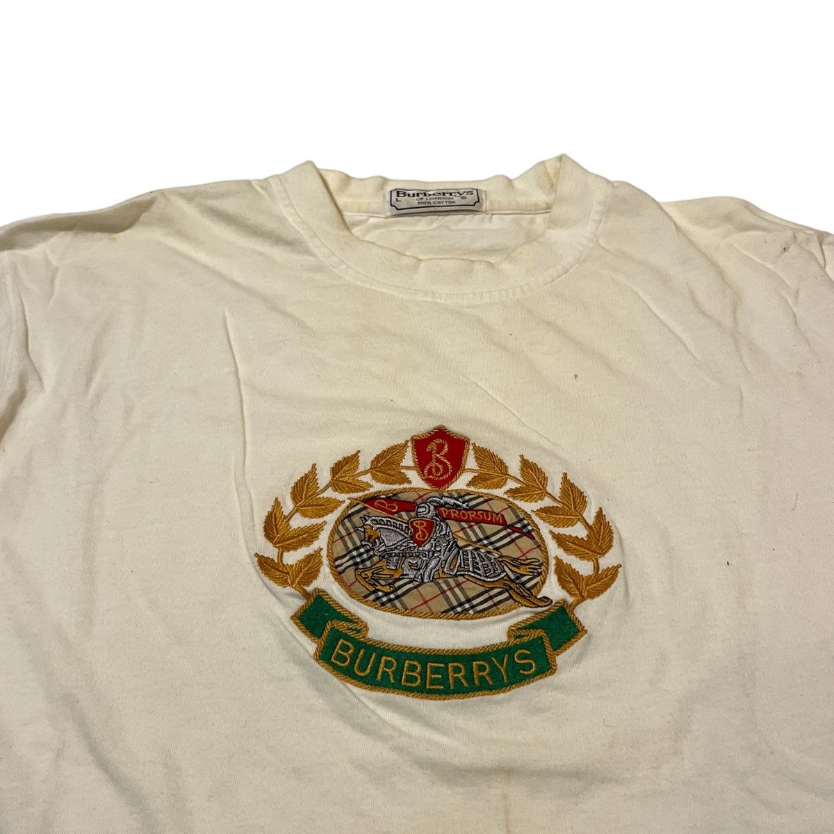 Burberry × Burberry Prorsum × Vintage Vintage Burberry Prorsum Graphic Tee Size US L / EU 52-54 / 3 - 2 Thumbnail