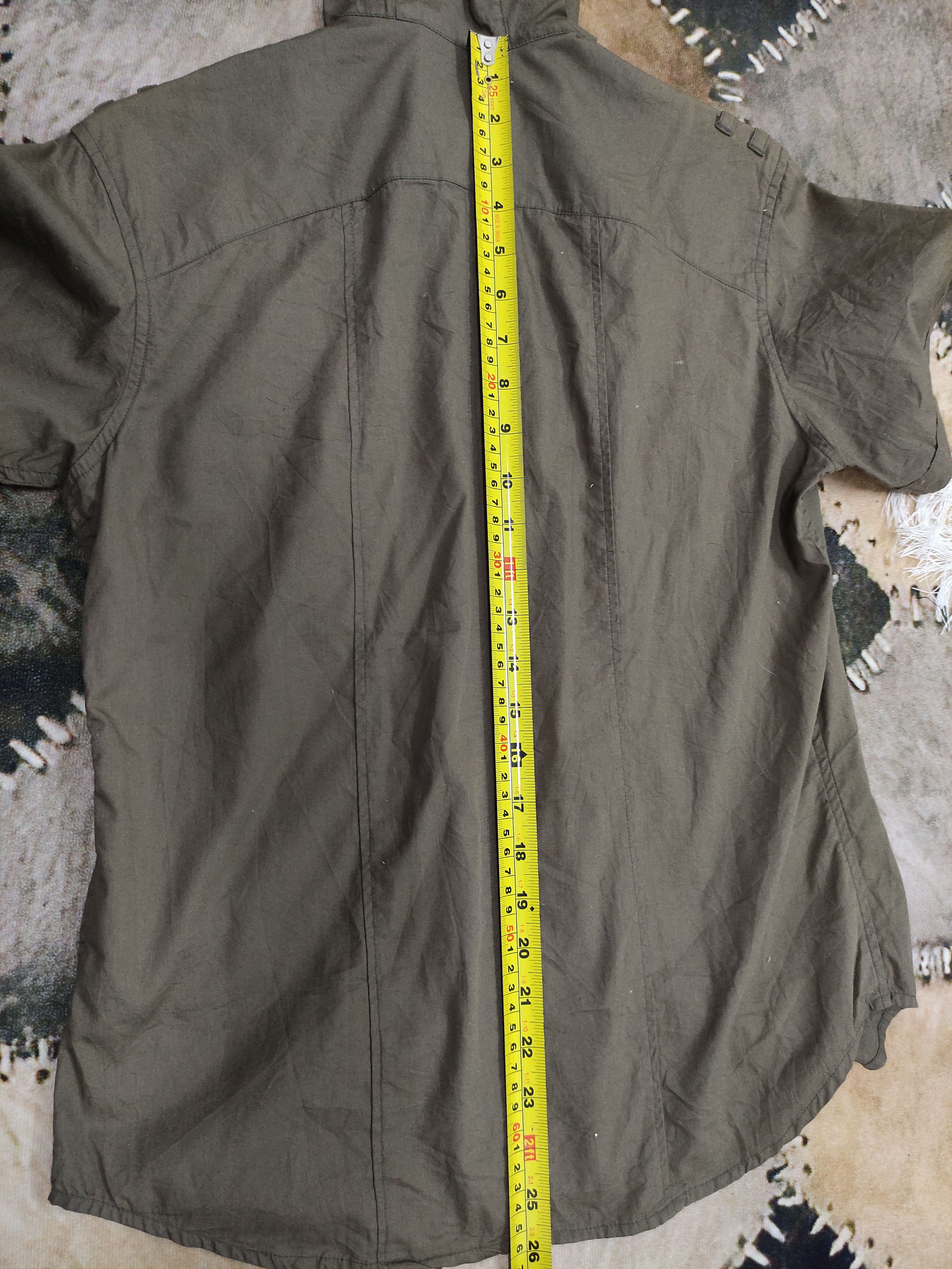 PPFM PPFM BUTTON UP SHORT SLEEVE WITH HOODIE Size US XS / EU 42 / 0 - 3 Thumbnail