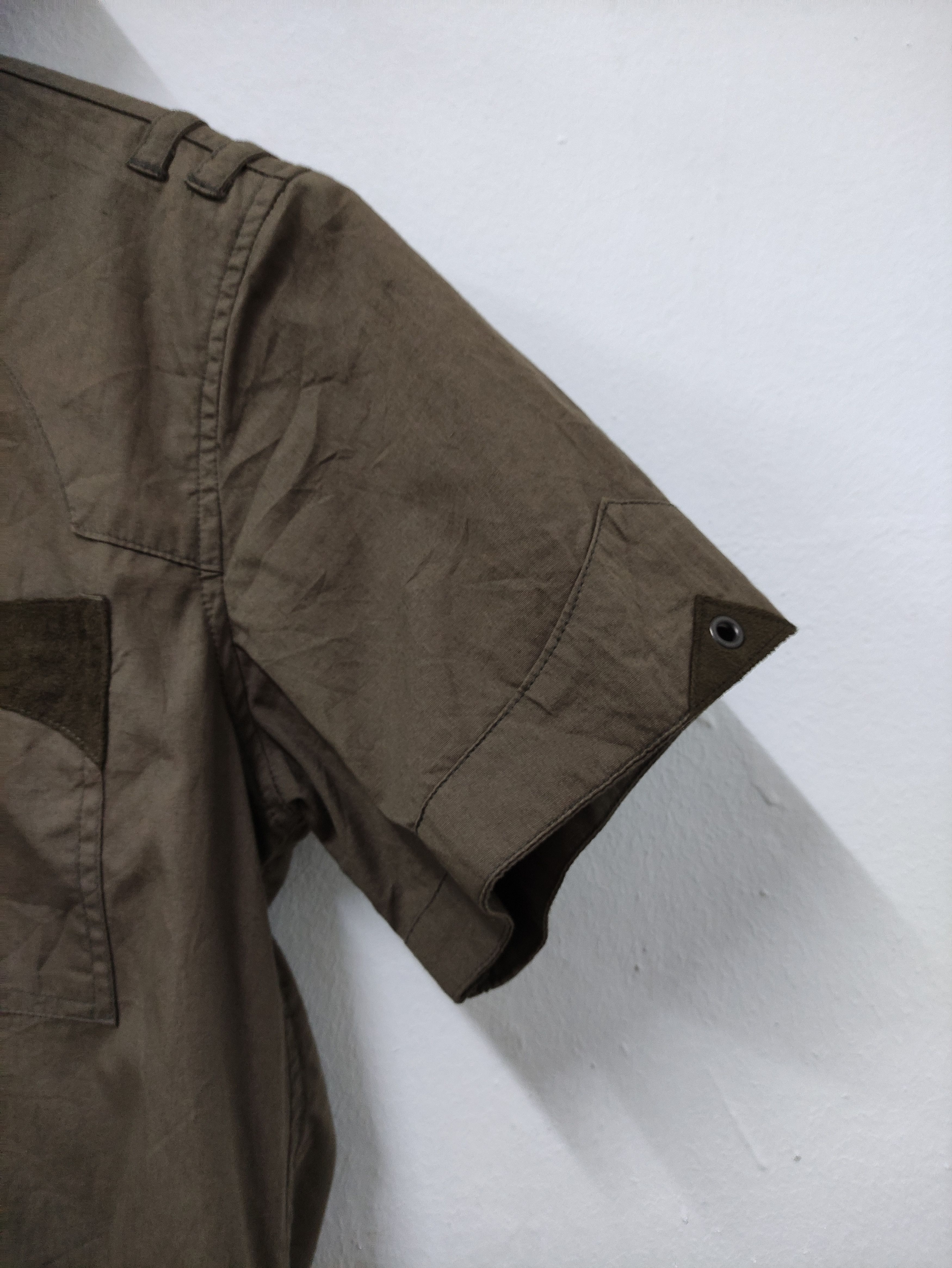 PPFM PPFM BUTTON UP SHORT SLEEVE WITH HOODIE Size US XS / EU 42 / 0 - 9 Thumbnail