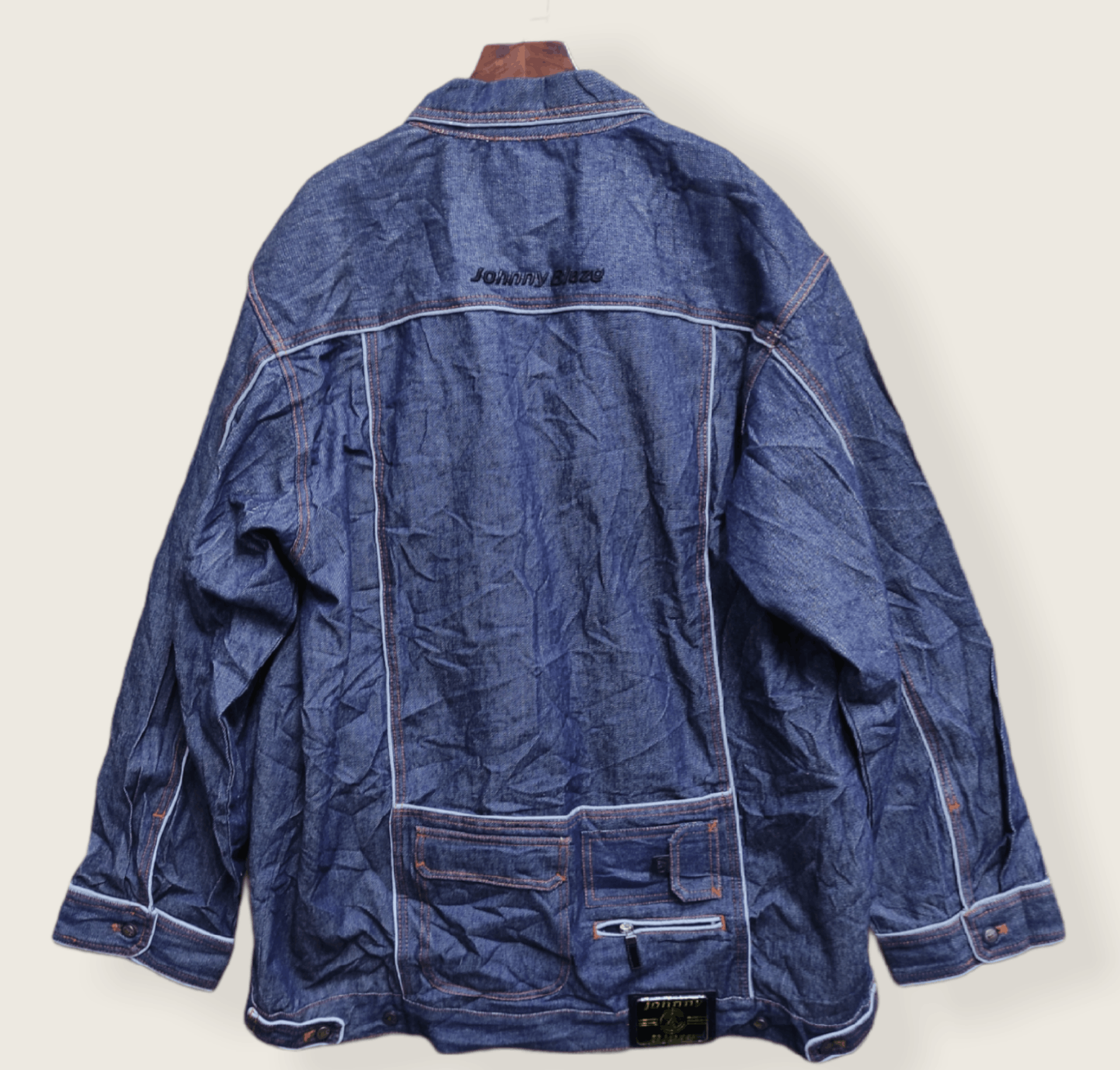 Other JOHNNY BLAZE VINTAGE DENIM JACKET Size US XL / EU 56 / 4 - 2 Thumbnail