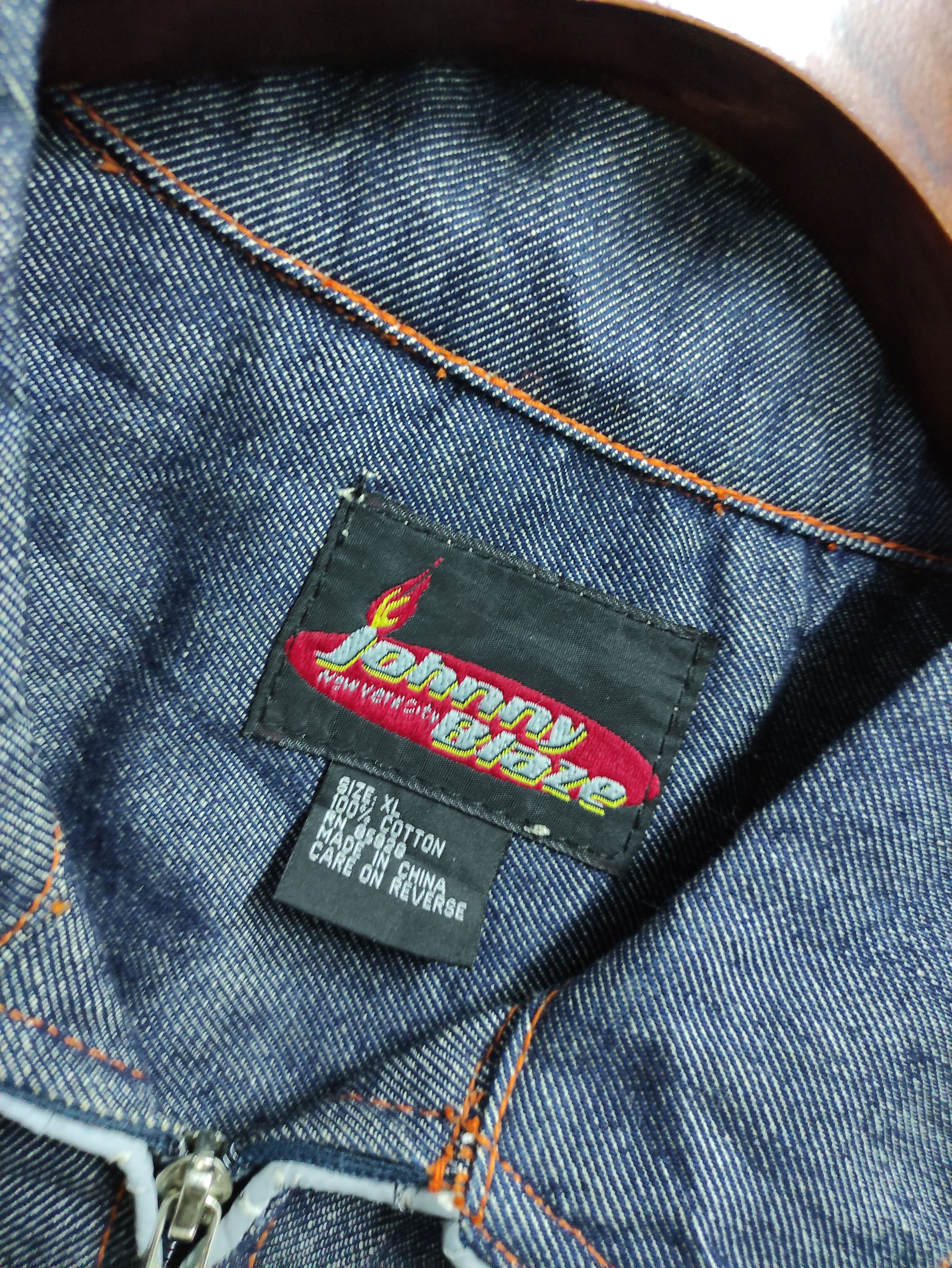 Other JOHNNY BLAZE VINTAGE DENIM JACKET Size US XL / EU 56 / 4 - 6 Thumbnail