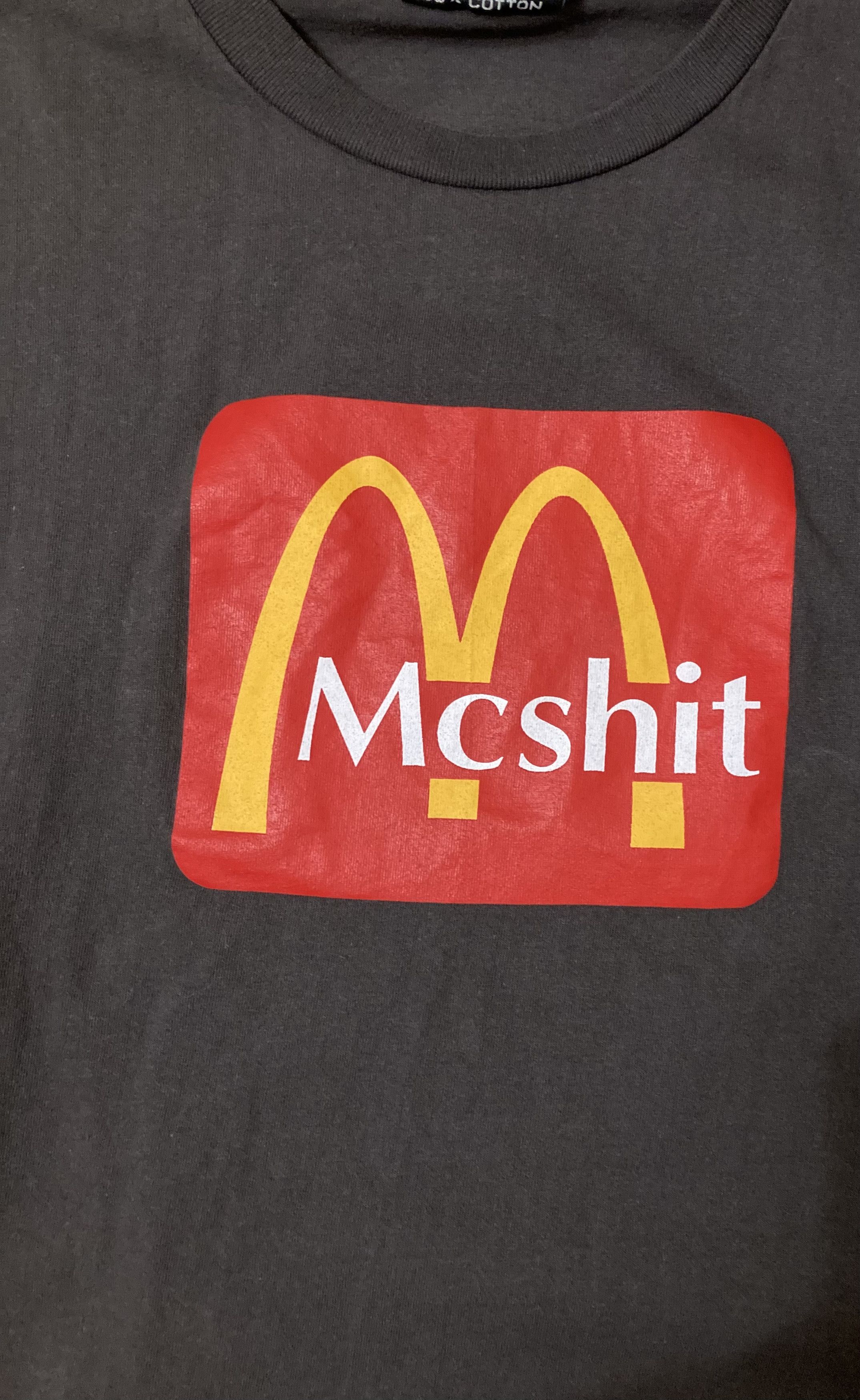 Vintage Fast Food Mcshit (Parody) Classic Vintage Y2K Size US M / EU 48-50 / 2 - 5 Thumbnail