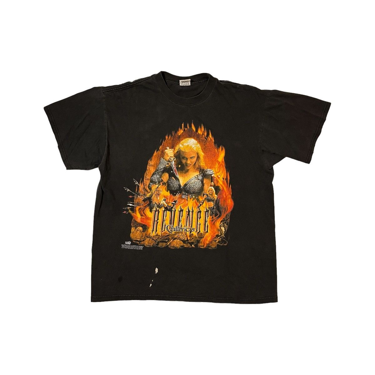 Vintage 90s Xena Warrior Princess Callisto Tee Size US L / EU 52-54 / 3 - 1 Thumbnail