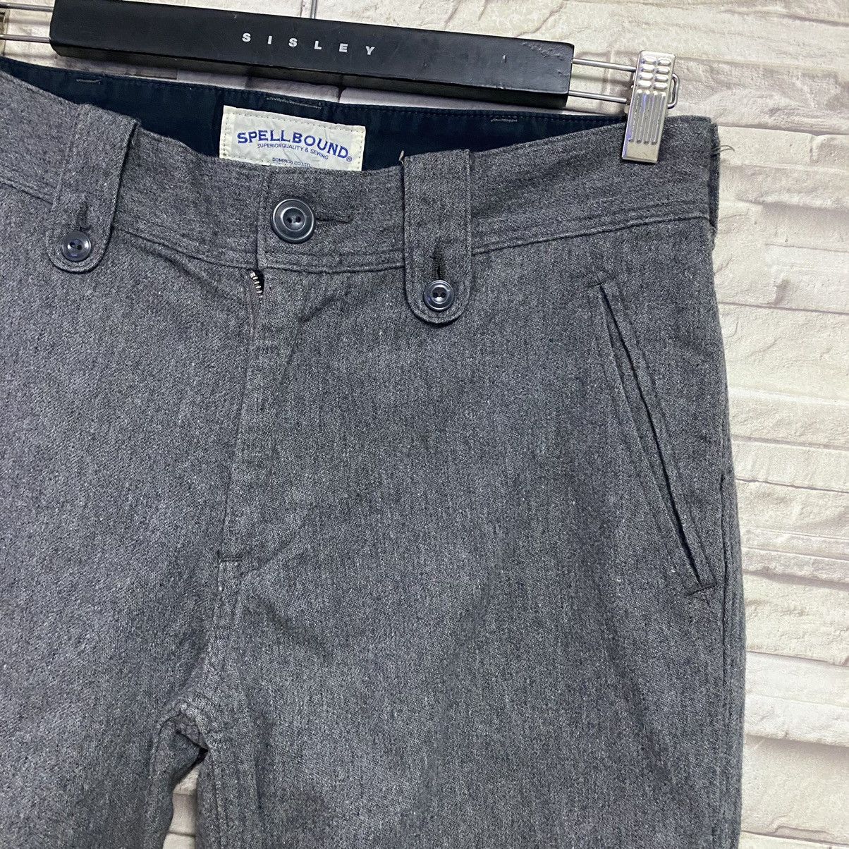 Spellbound Japanese Brand SPELLBOUND Wool Fatigue Pants Size US 31 - 8 Thumbnail