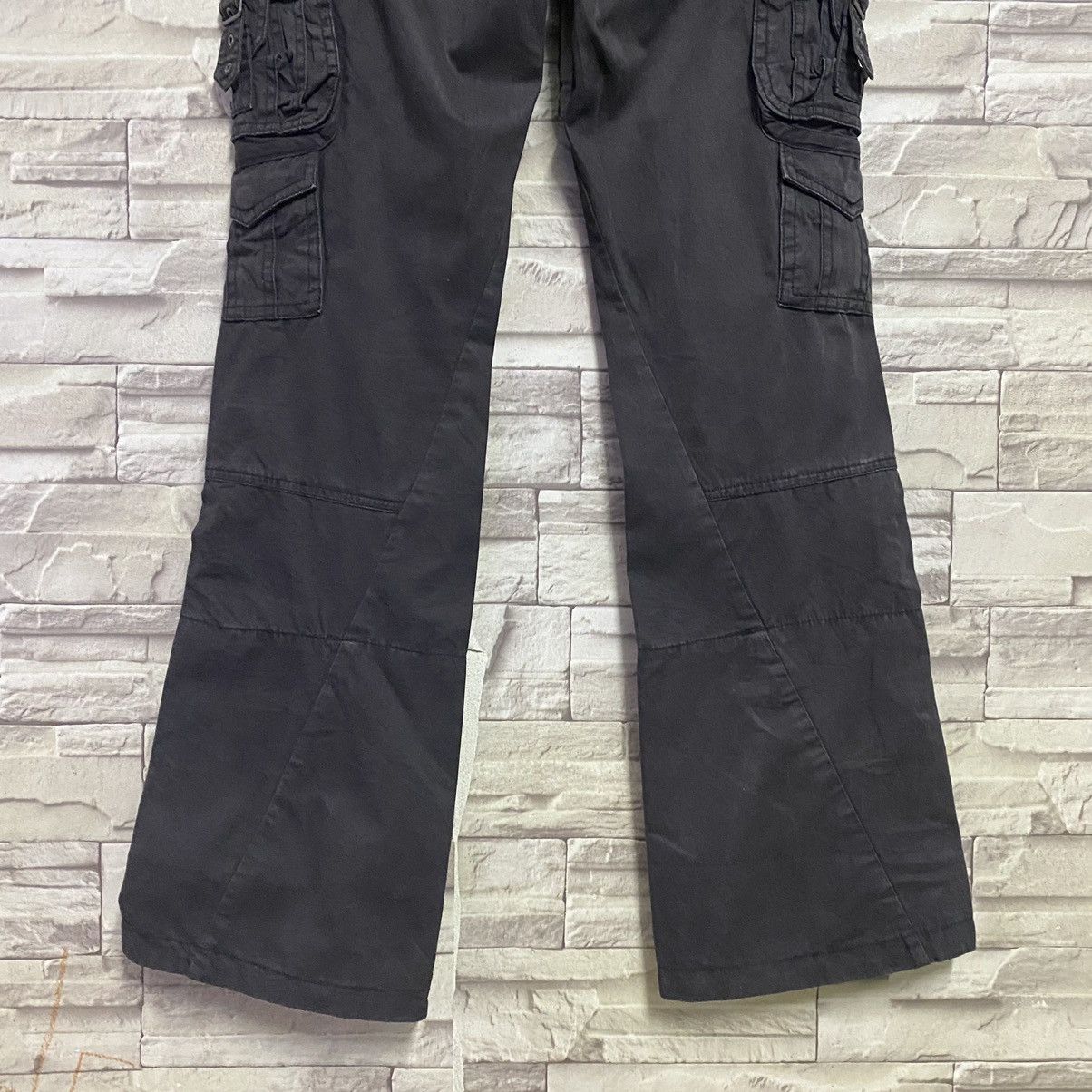 Japanese Brand Michel Klein Homme Cargo Flare Pants Bondage Size US 29 - 11 Thumbnail