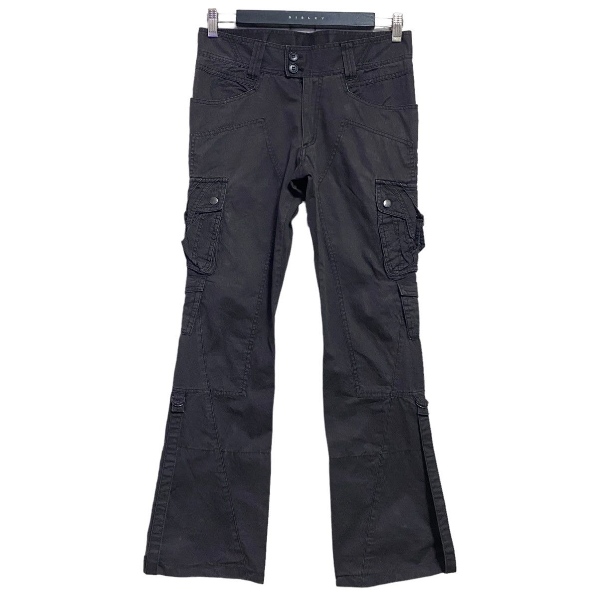 Japanese Brand Michel Klein Homme Cargo Flare Pants Bondage Size US 29 - 2 Thumbnail
