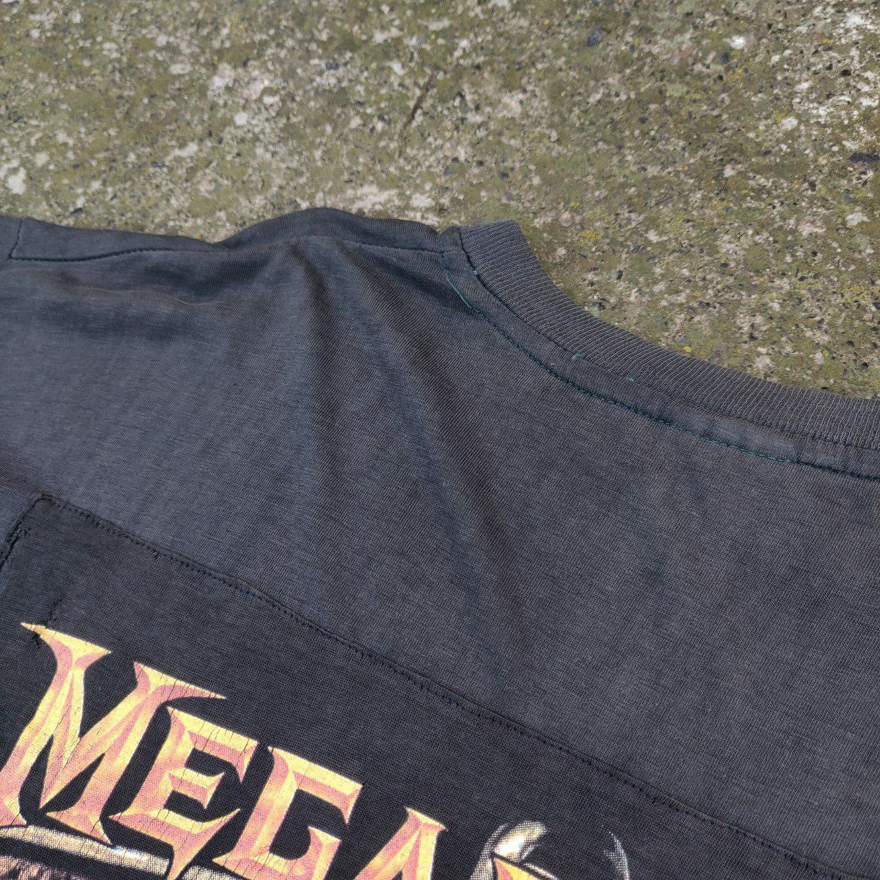Band Tees RARE Trashed Megadeth Master of Death 90's Risk Promo Band T Size US L / EU 52-54 / 3 - 10 Thumbnail