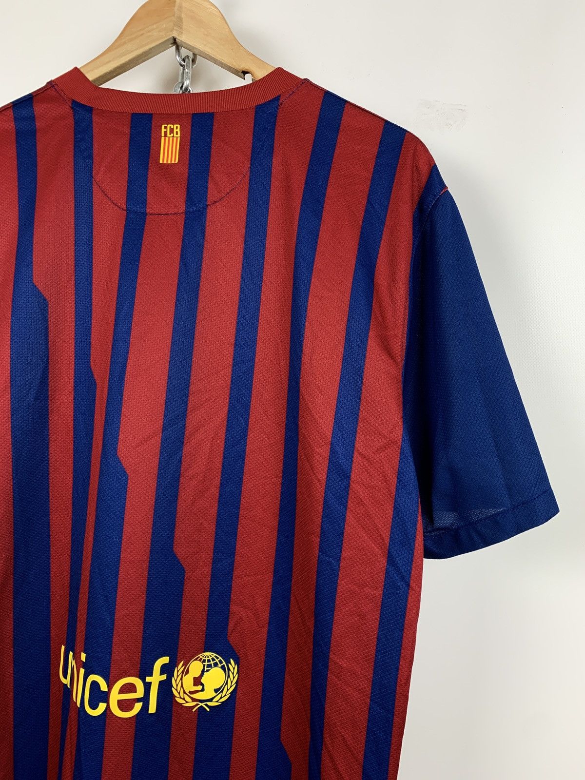 Nike 2011-2012 Nike FC Barcelona Home Soccer Jersey Size US XL / EU 56 / 4 - 12 Thumbnail