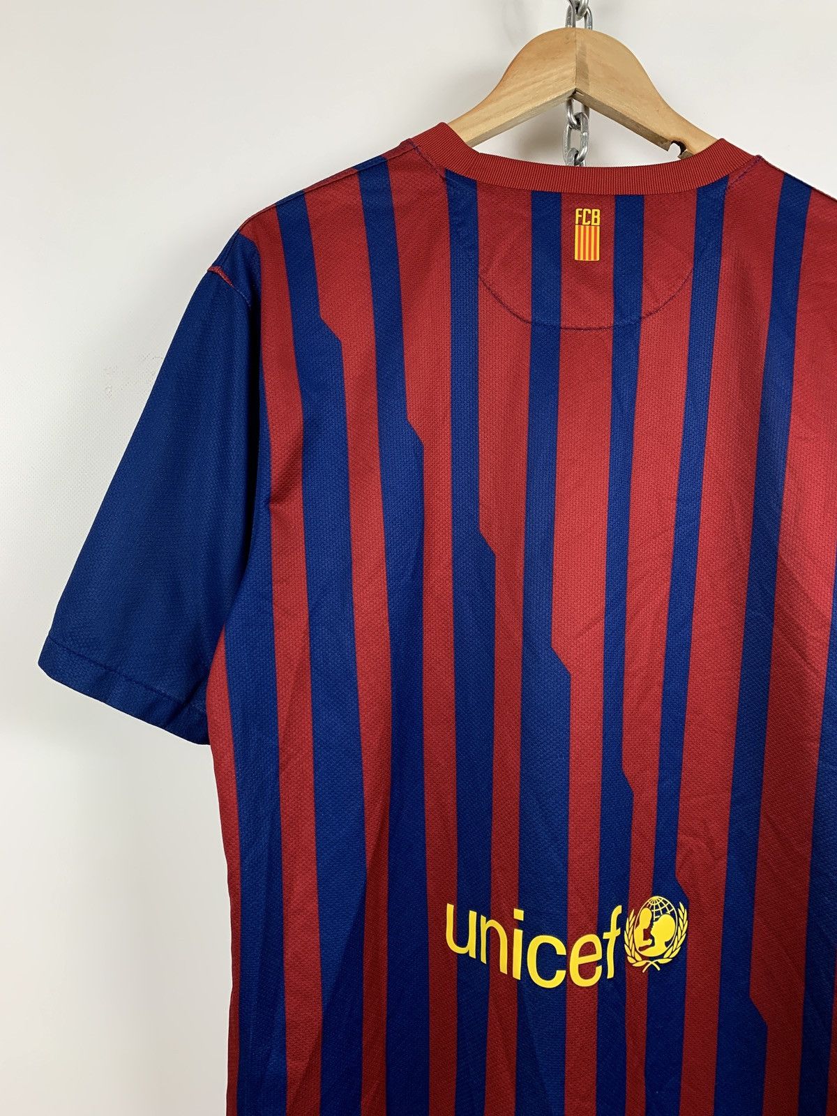 Nike 2011-2012 Nike FC Barcelona Home Soccer Jersey Size US XL / EU 56 / 4 - 11 Thumbnail