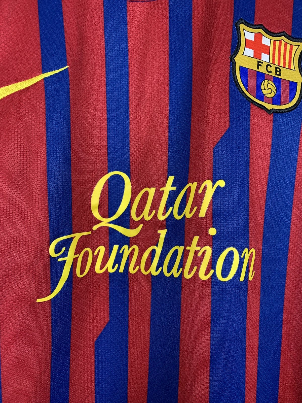 Nike 2011-2012 Nike FC Barcelona Home Soccer Jersey Size US XL / EU 56 / 4 - 7 Thumbnail