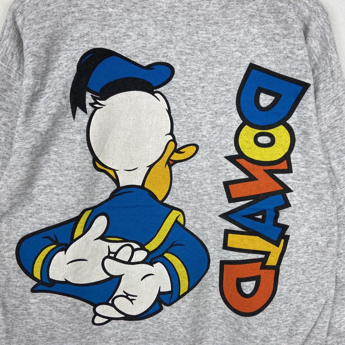 Disney × Vintage Vintage 90s Donald Duck Disney Sweatshirt Big Logo Size US M / EU 48-50 / 2 - 4 Thumbnail