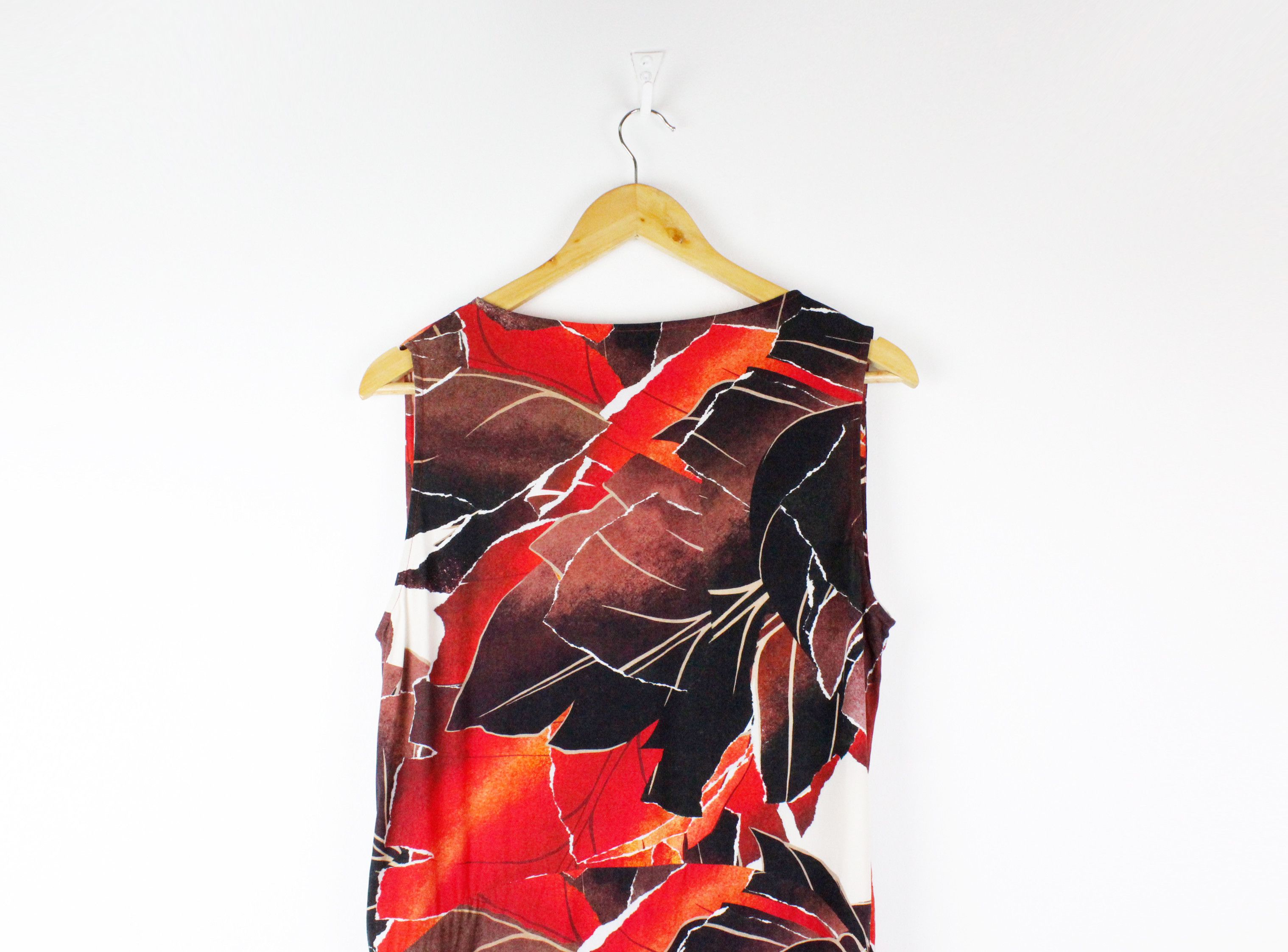 Acne Studios Womens Acne Studios Marzel Vi Pr Brown/Red Leave Tunic Dress Size M / US 6-8 / IT 42-44 - 10 Thumbnail