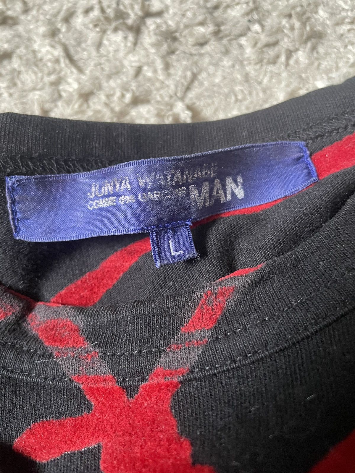 Comme des Garcons Junya Watanabe AD2003 “Barbed Wire” Tee Size US L / EU 52-54 / 3 - 3 Thumbnail