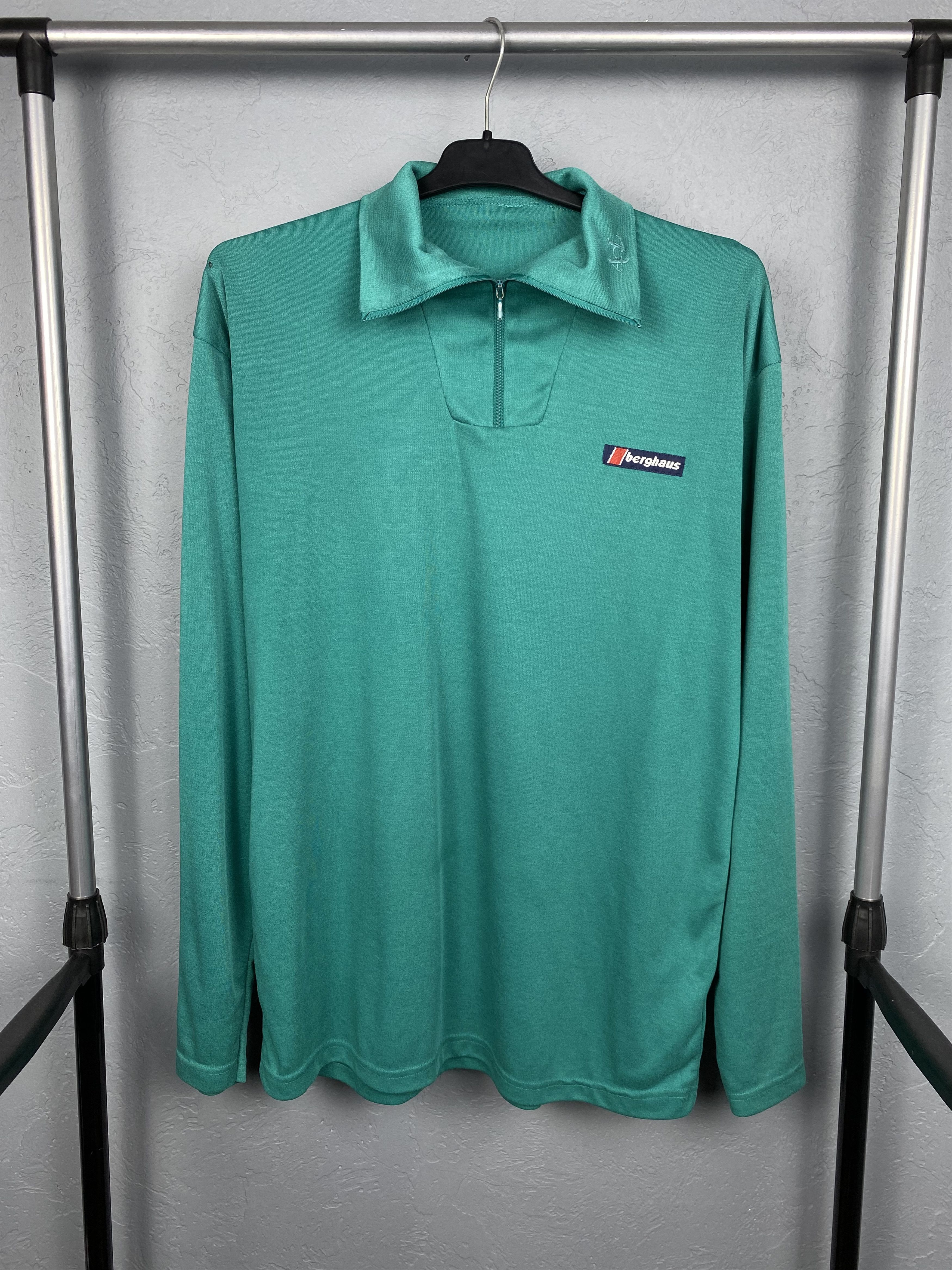 Berghaus Berghaus Vintage High Neck Long Sleeve T-Shirt Tee Size US XL / EU 56 / 4 - 1 Thumbnail