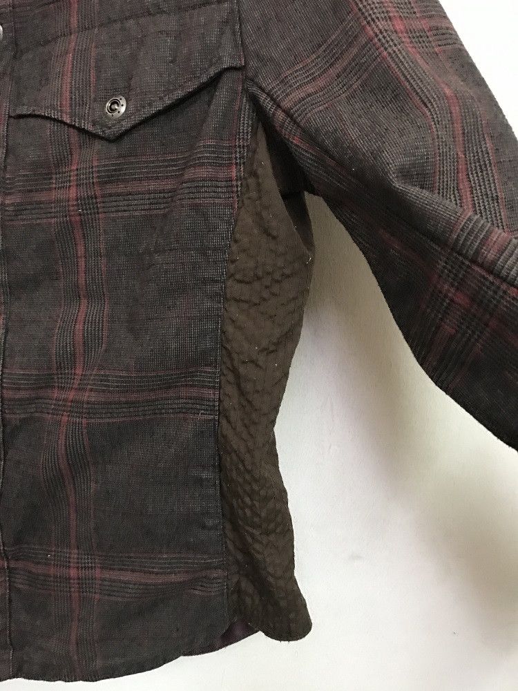 Nicole Club NICOLE CLUB FOR MEN Tartan High Collar Button Jacket Size US S / EU 44-46 / 1 - 6 Thumbnail