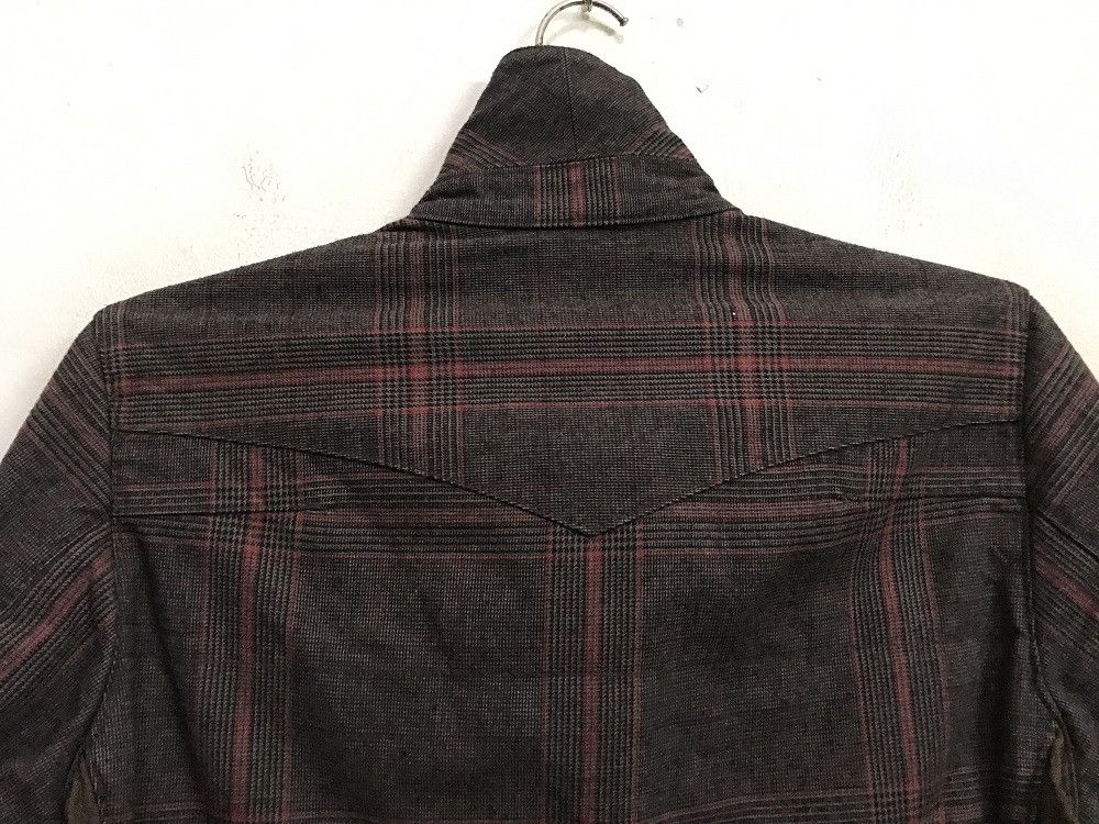 Nicole Club NICOLE CLUB FOR MEN Tartan High Collar Button Jacket Size US S / EU 44-46 / 1 - 9 Thumbnail