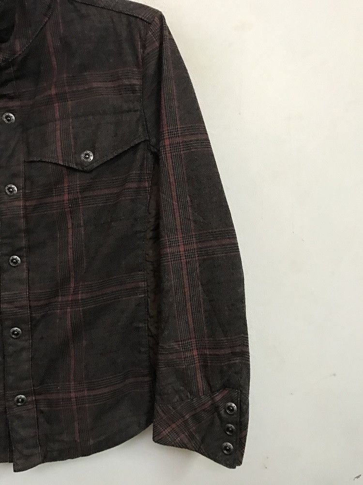 Nicole Club NICOLE CLUB FOR MEN Tartan High Collar Button Jacket Size US S / EU 44-46 / 1 - 4 Thumbnail