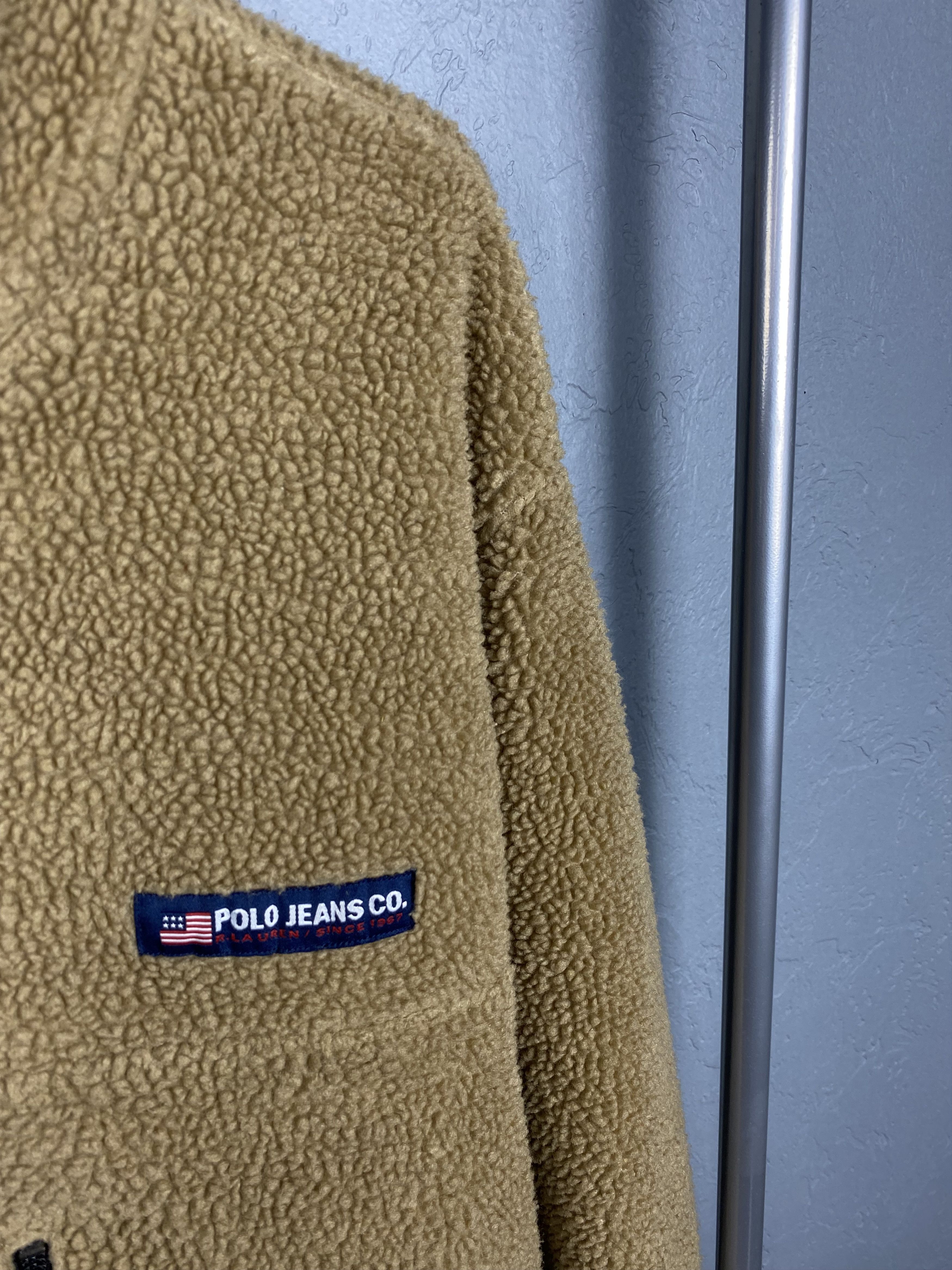 Polo Ralph Lauren Polo Ralph Lauren Jeans Company Deep Pile Fleece Jacket Size US XL / EU 56 / 4 - 3 Thumbnail