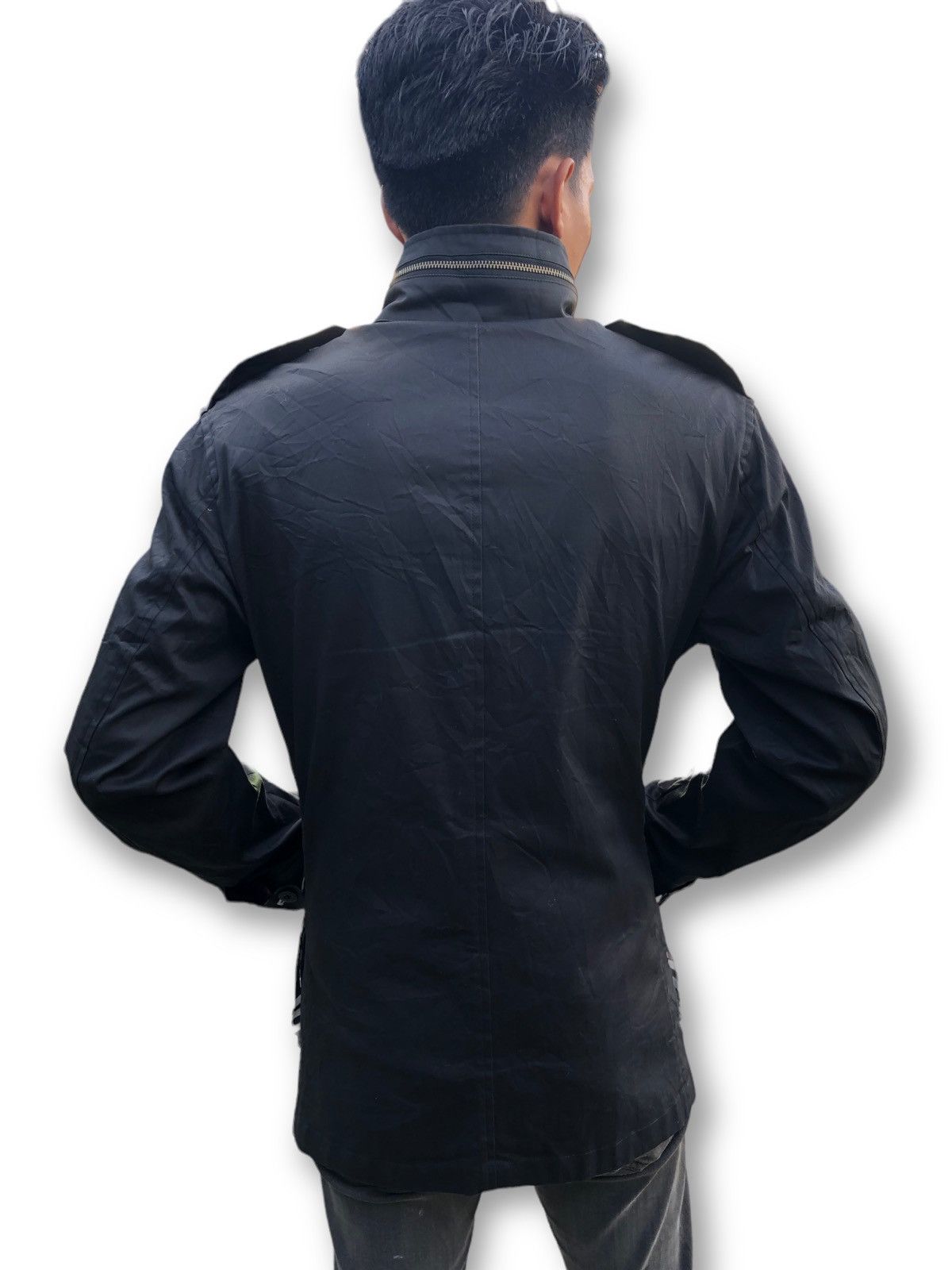 Burberry 🔥 Burberry Black Label Nova Check Trench Coat With Hooded Size US M / EU 48-50 / 2 - 3 Thumbnail