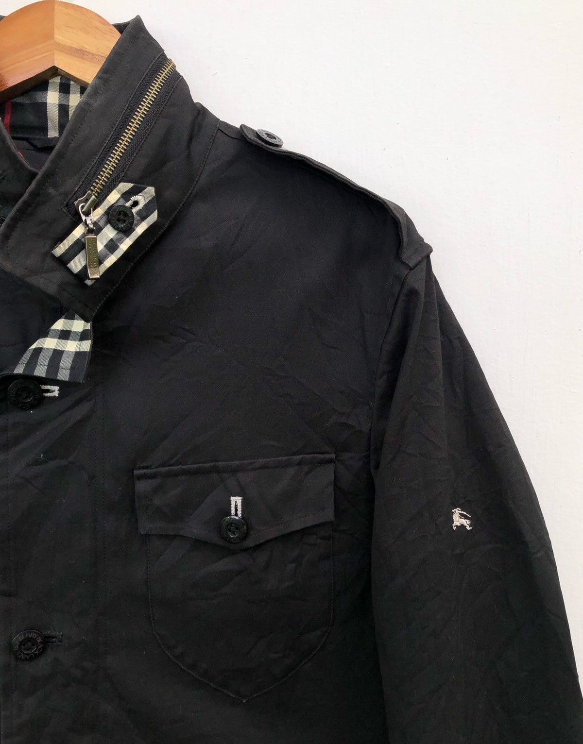 Burberry 🔥 Burberry Black Label Nova Check Trench Coat With Hooded Size US M / EU 48-50 / 2 - 7 Thumbnail