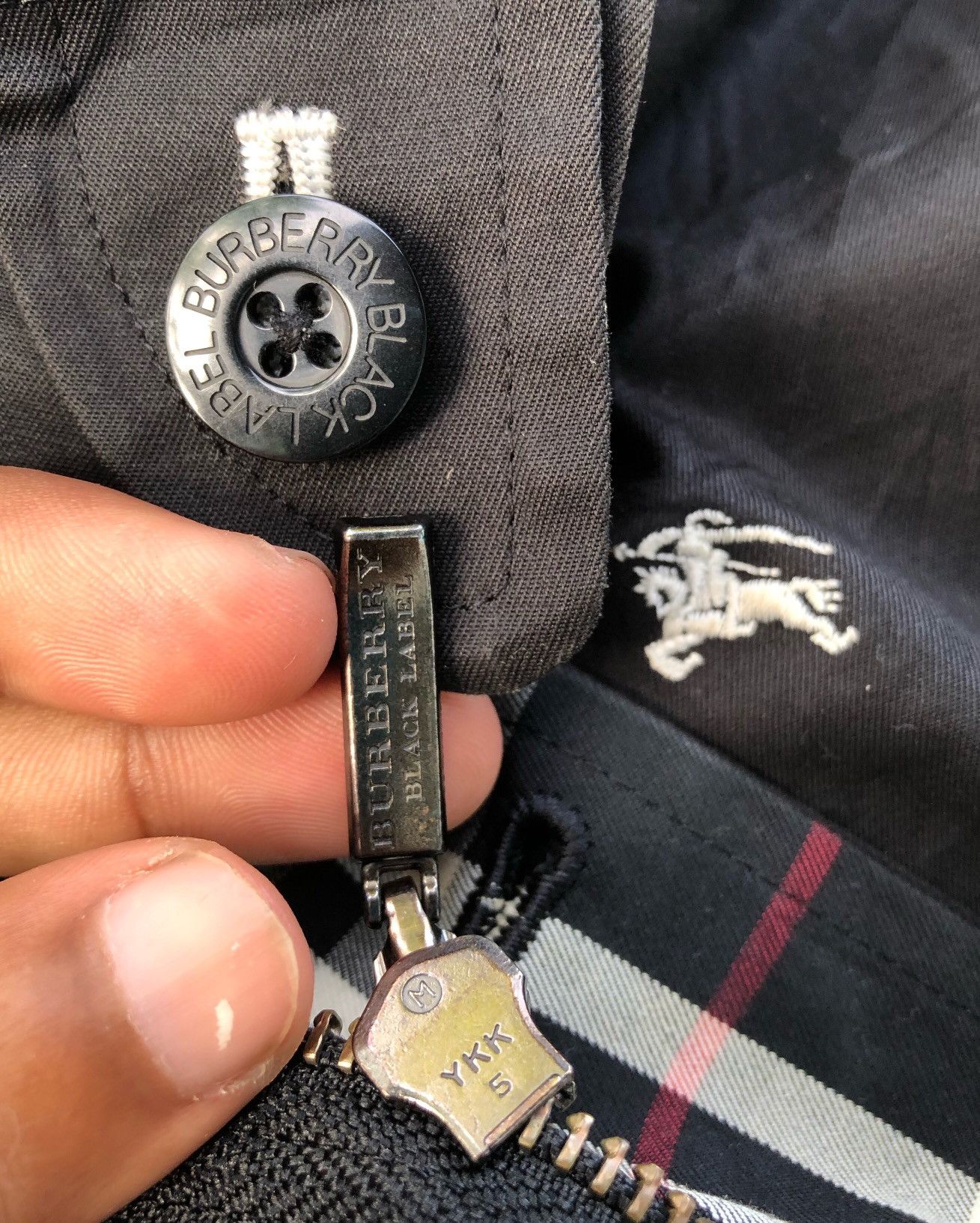 Burberry 🔥 Burberry Black Label Nova Check Trench Coat With Hooded Size US M / EU 48-50 / 2 - 14 Thumbnail