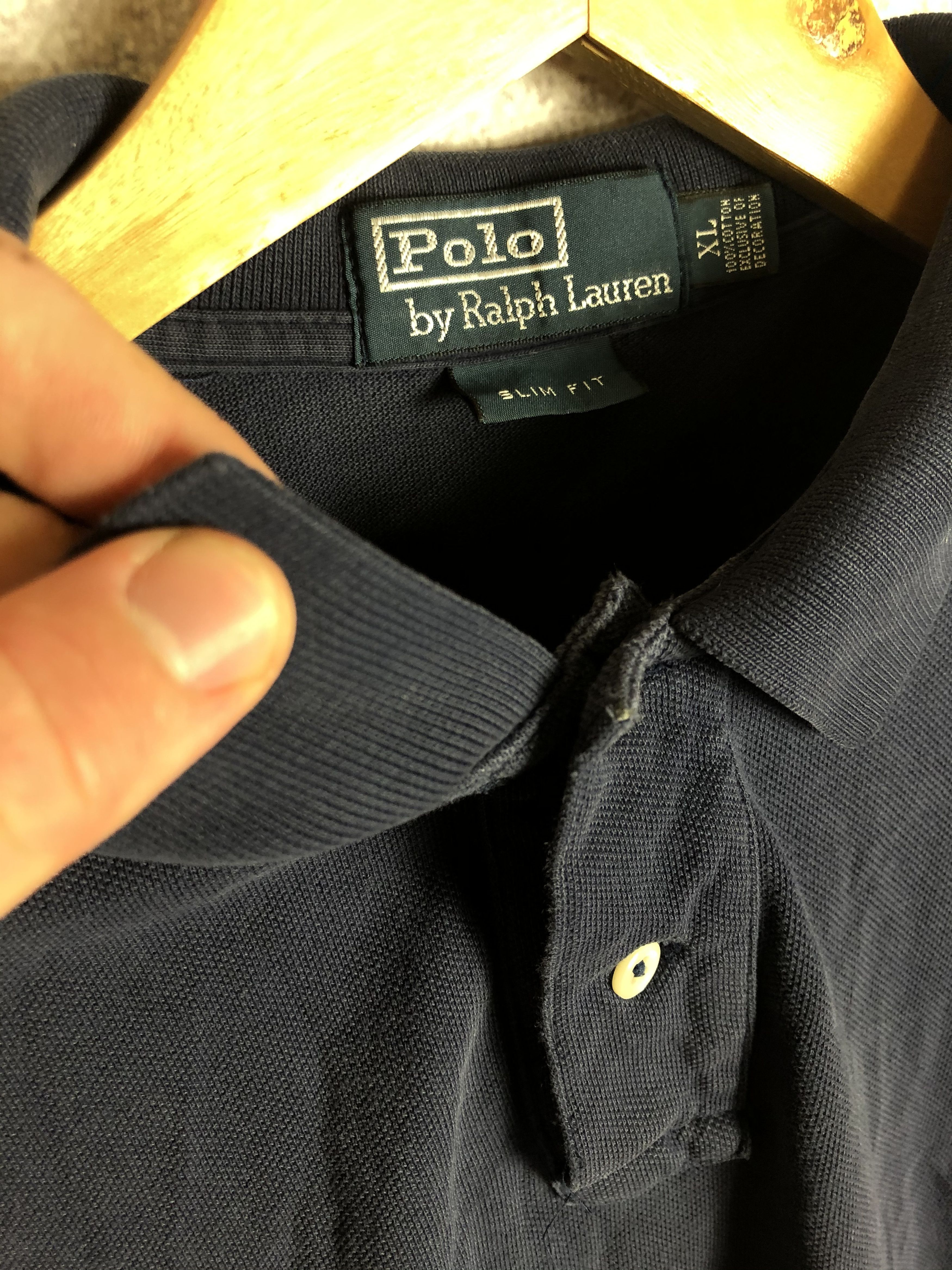 Vintage Vintage Polo Ralph Lauren Rugby Long Sleeve Polo shirt Size US XL / EU 56 / 4 - 3 Thumbnail