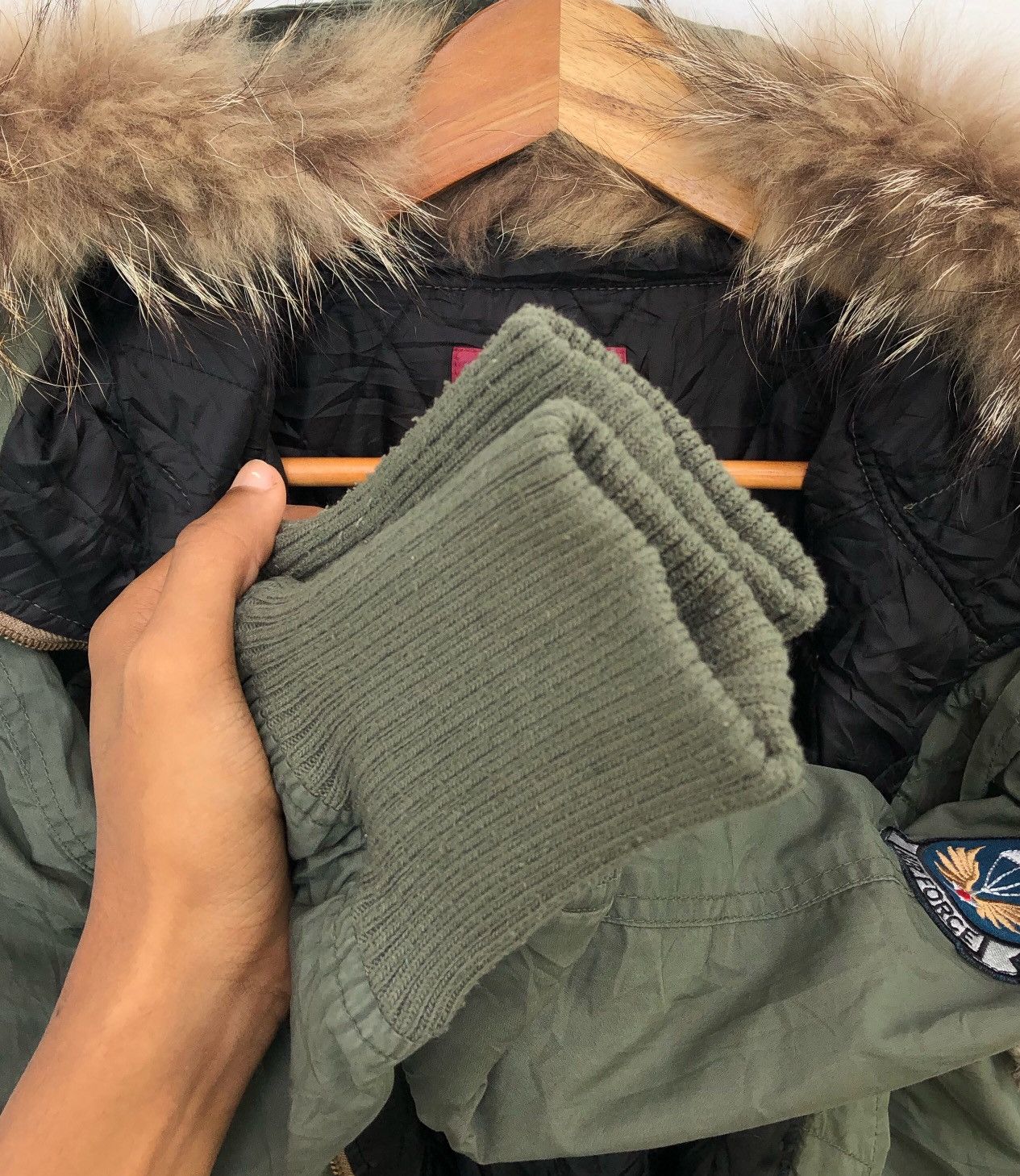 Avirex 🔥Vintage Avirex Military Parka Hooded Jacket Size US M / EU 48-50 / 2 - 9 Thumbnail