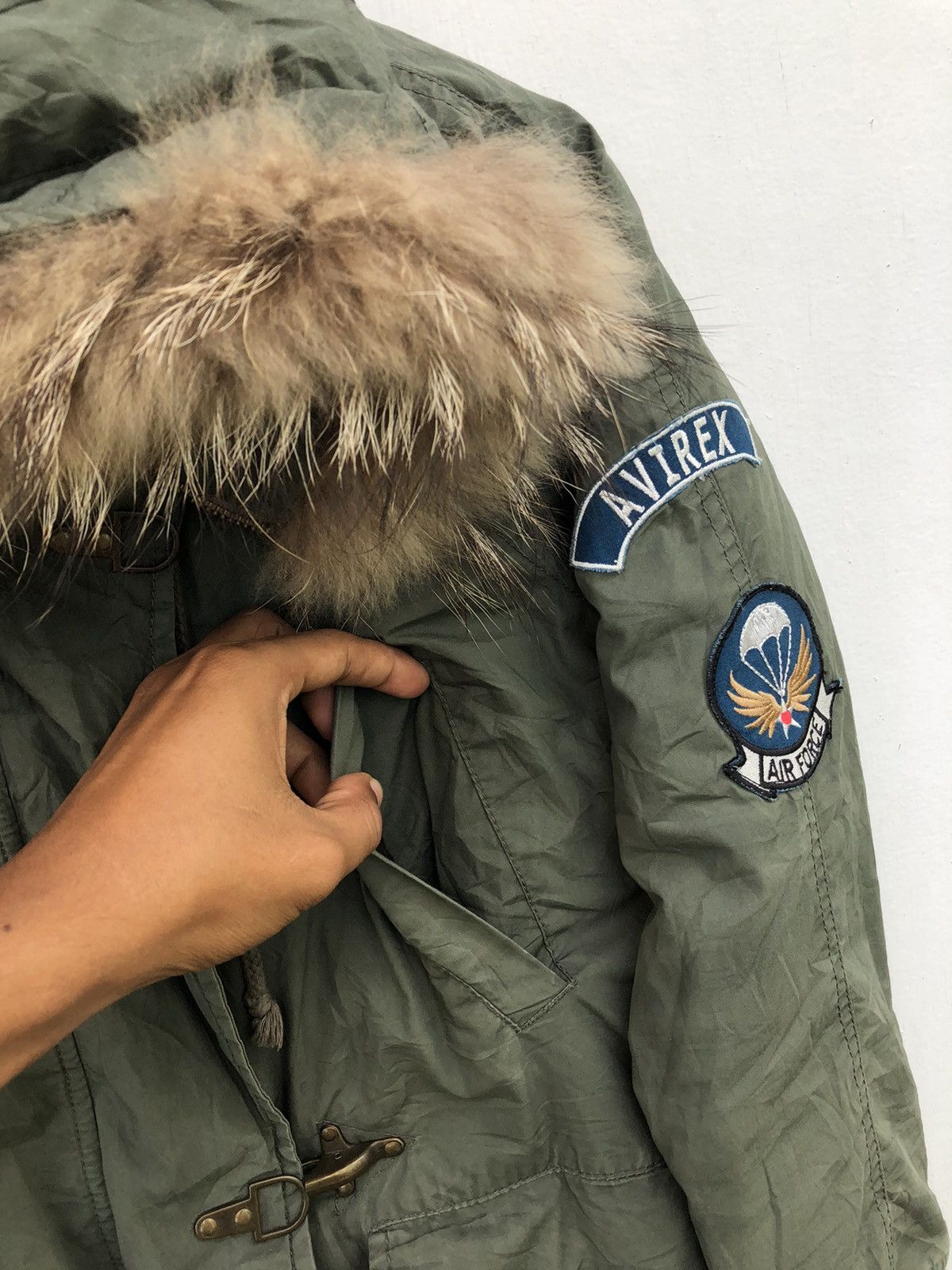 Avirex 🔥Vintage Avirex Military Parka Hooded Jacket Size US M / EU 48-50 / 2 - 12 Thumbnail