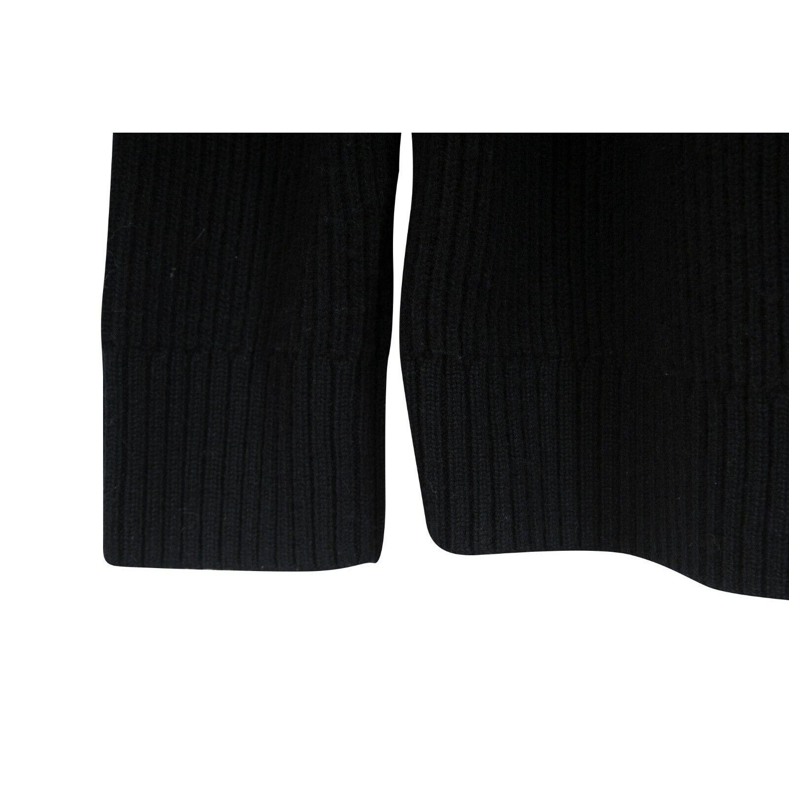 Helmut Lang Cutout Ribbed Wool Cashmere V Neck Size S / US 4 / IT 40 - 8 Thumbnail