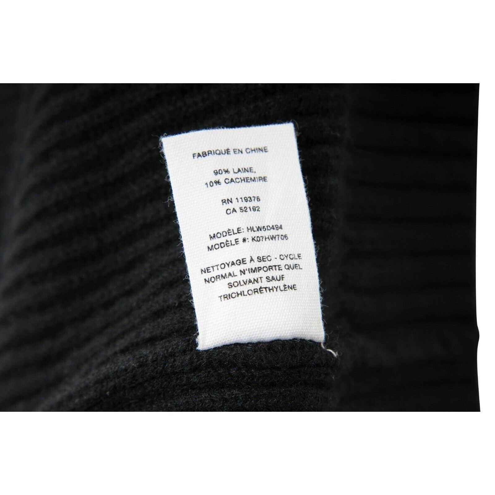 Helmut Lang Cutout Ribbed Wool Cashmere V Neck Size S / US 4 / IT 40 - 11 Thumbnail