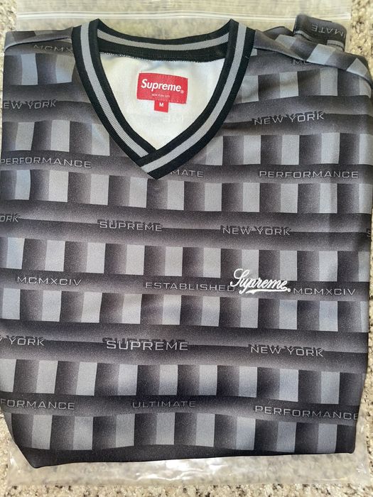 Supreme Supreme Grid Soccer Jersey | Grailed