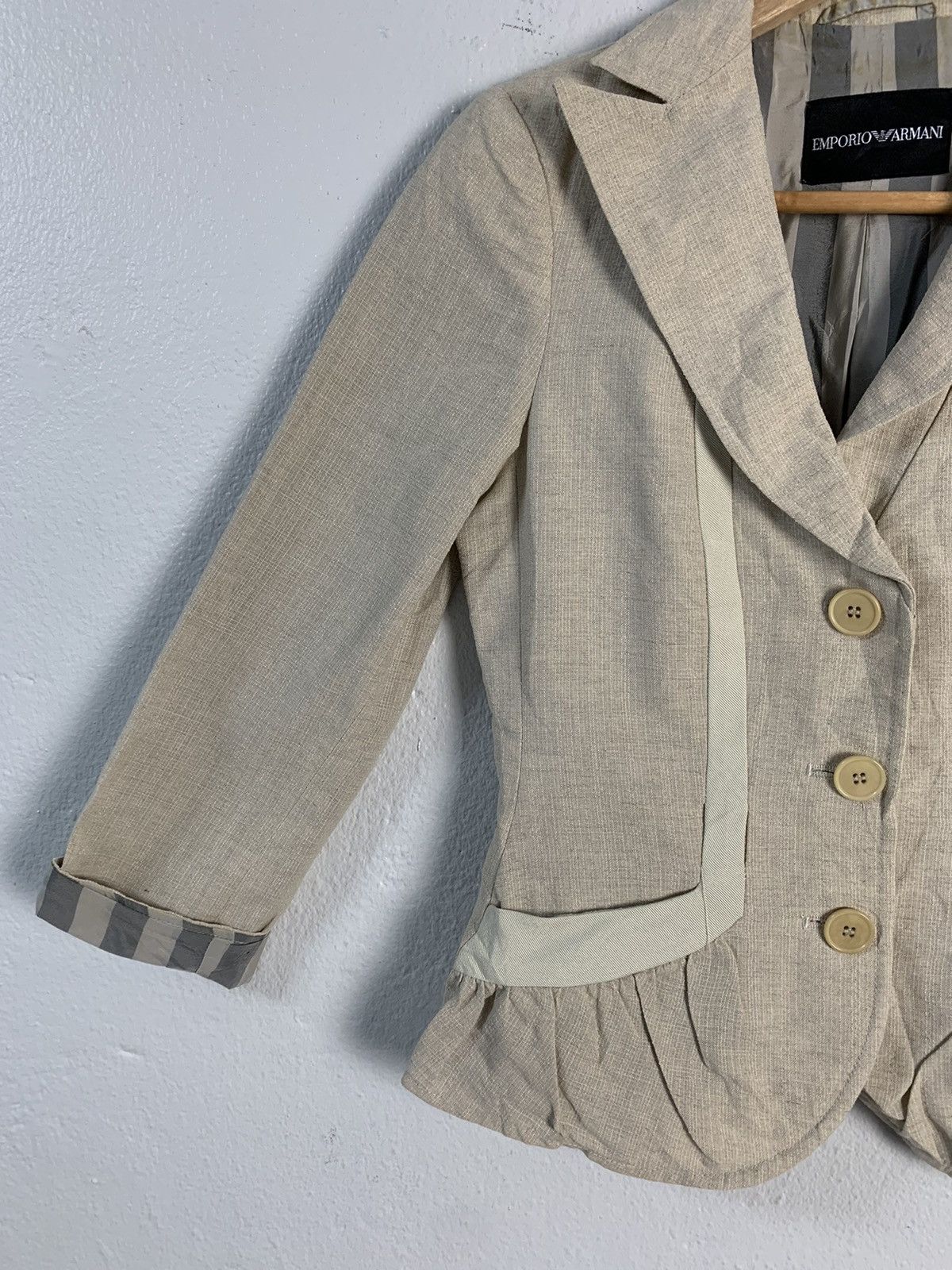 Emporio Armani Emporio Armani Women Jacket Size XS / US 0-2 / IT 36-38 - 3 Thumbnail