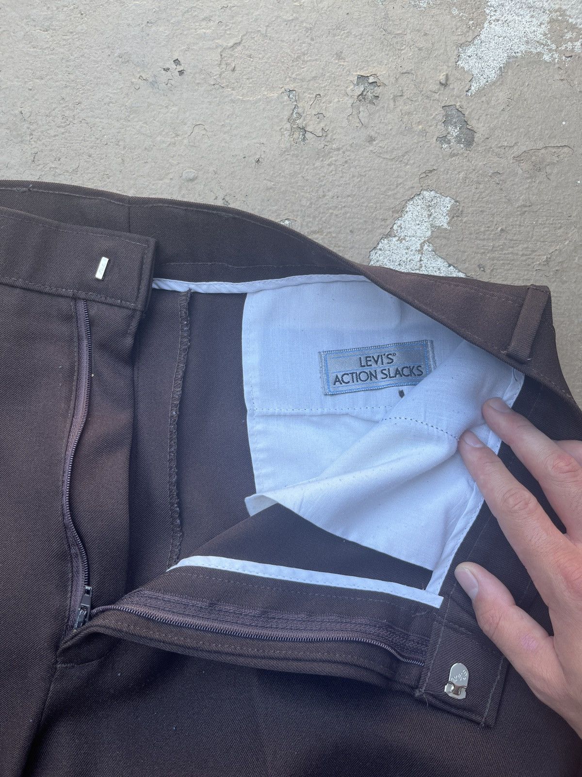 Levis Action Slacks | Grailed